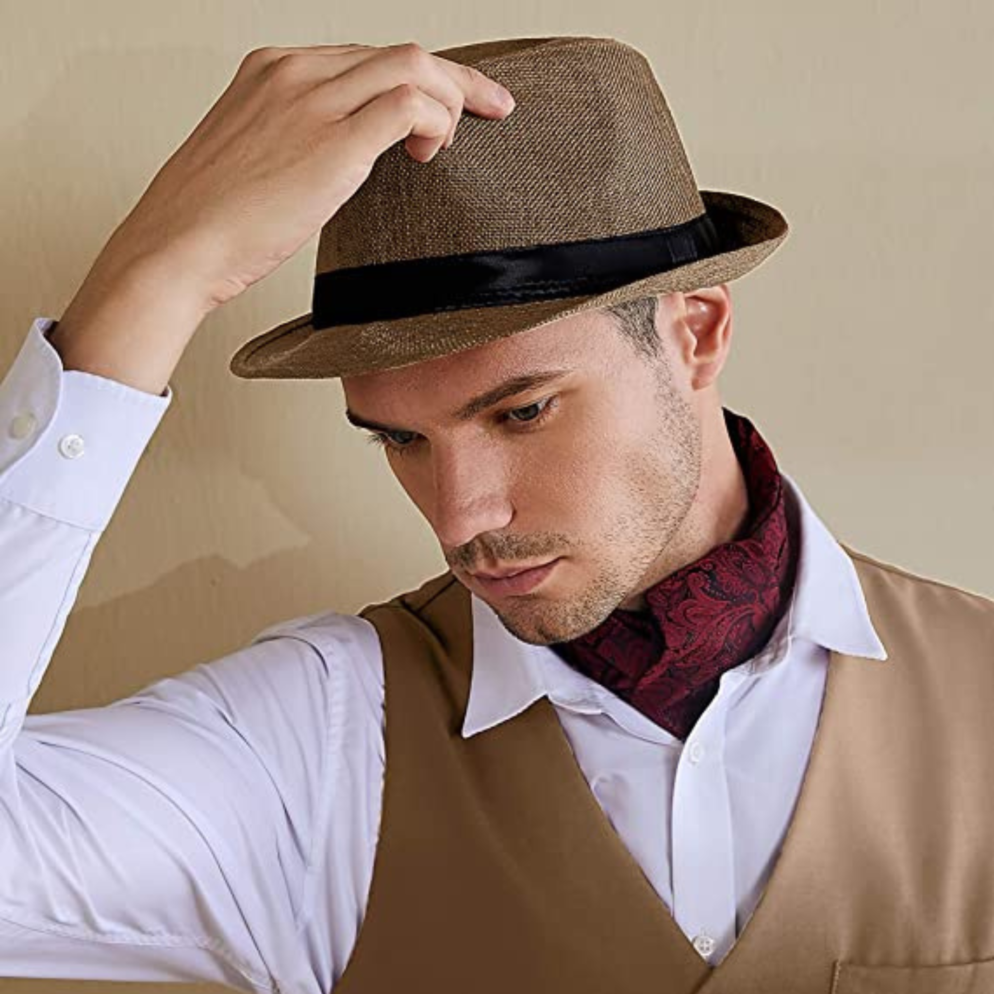 CAPPELLO GATSBY IN PAGLIA (5 COLORI)