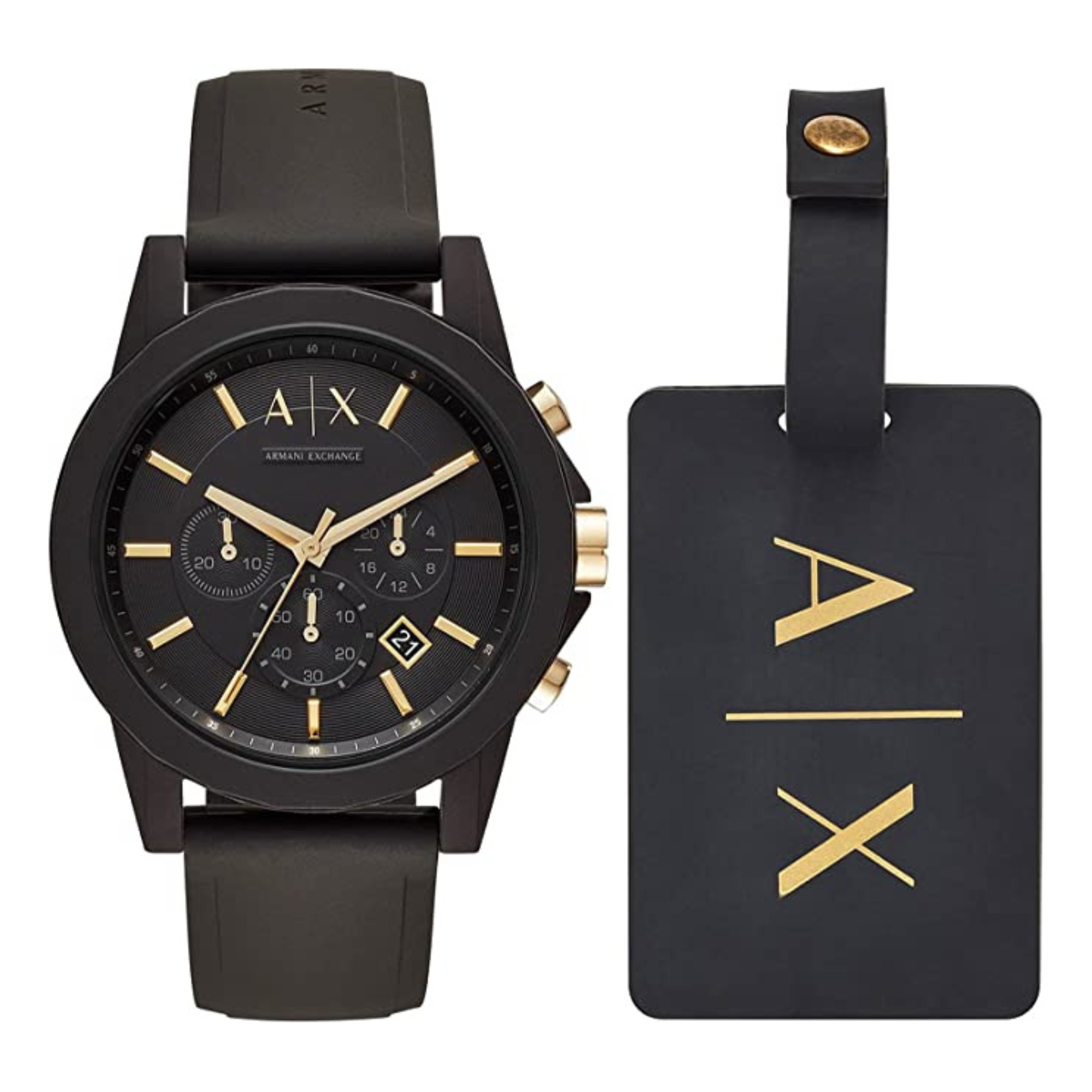 ARMANI EXCHANGE OROLOGIO LUXURY NERO
