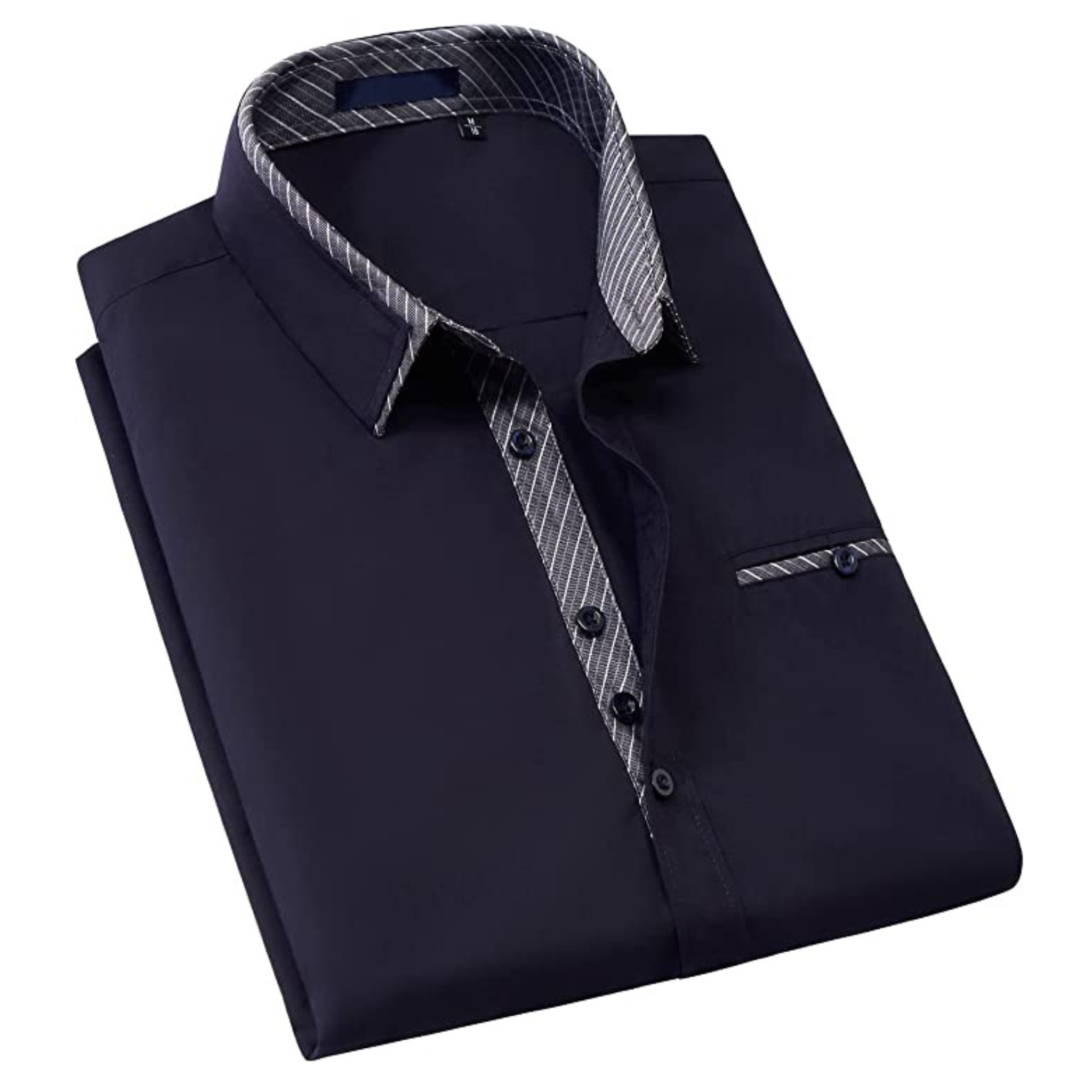 CAMICIA EDER FANTASIA BICOLORE BLU SCURO