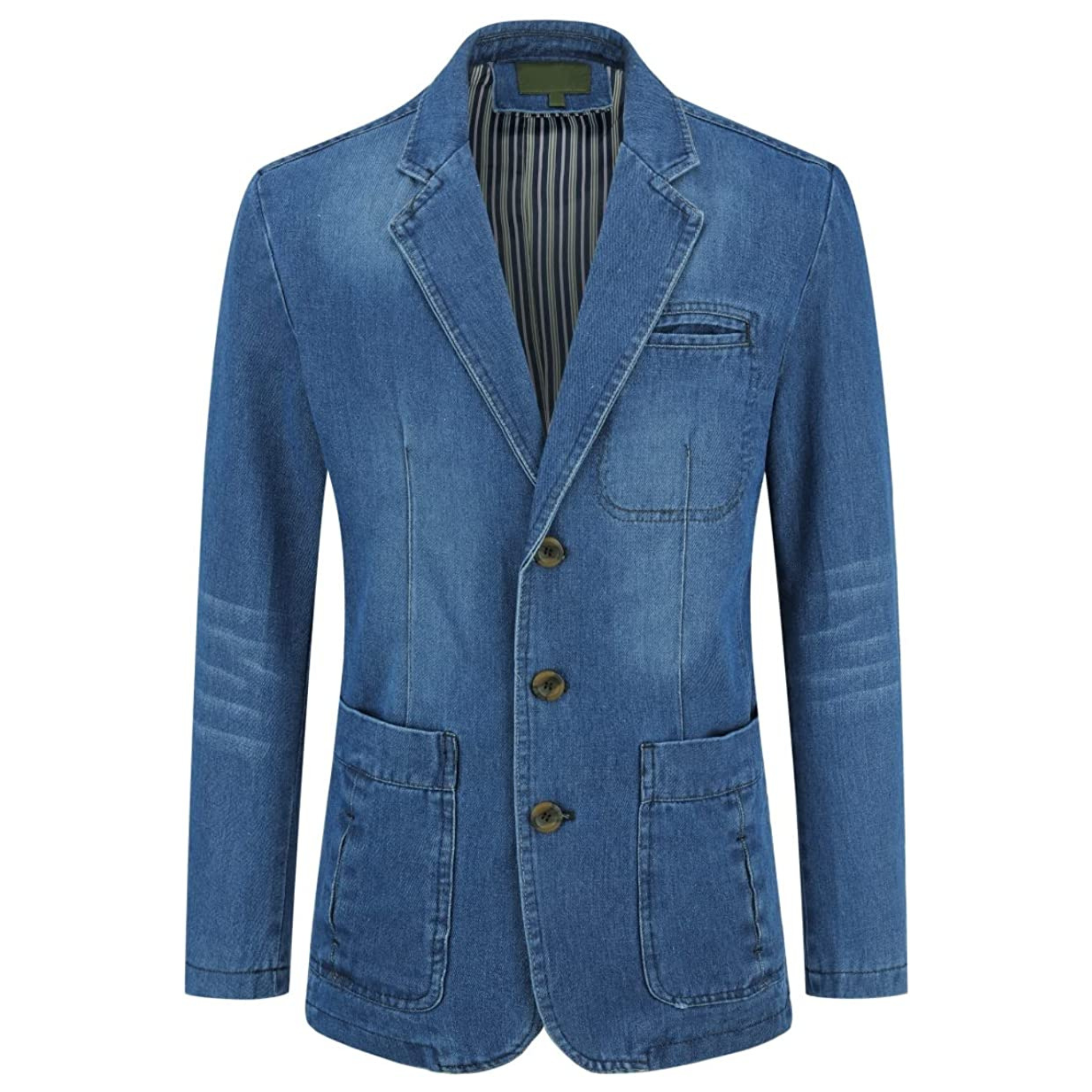 BLAZER GIACCA JEANS BLUE