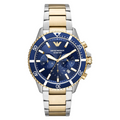 EMPORIO ARMANI OROLOGIO EXCALIBUR BLU/ORO