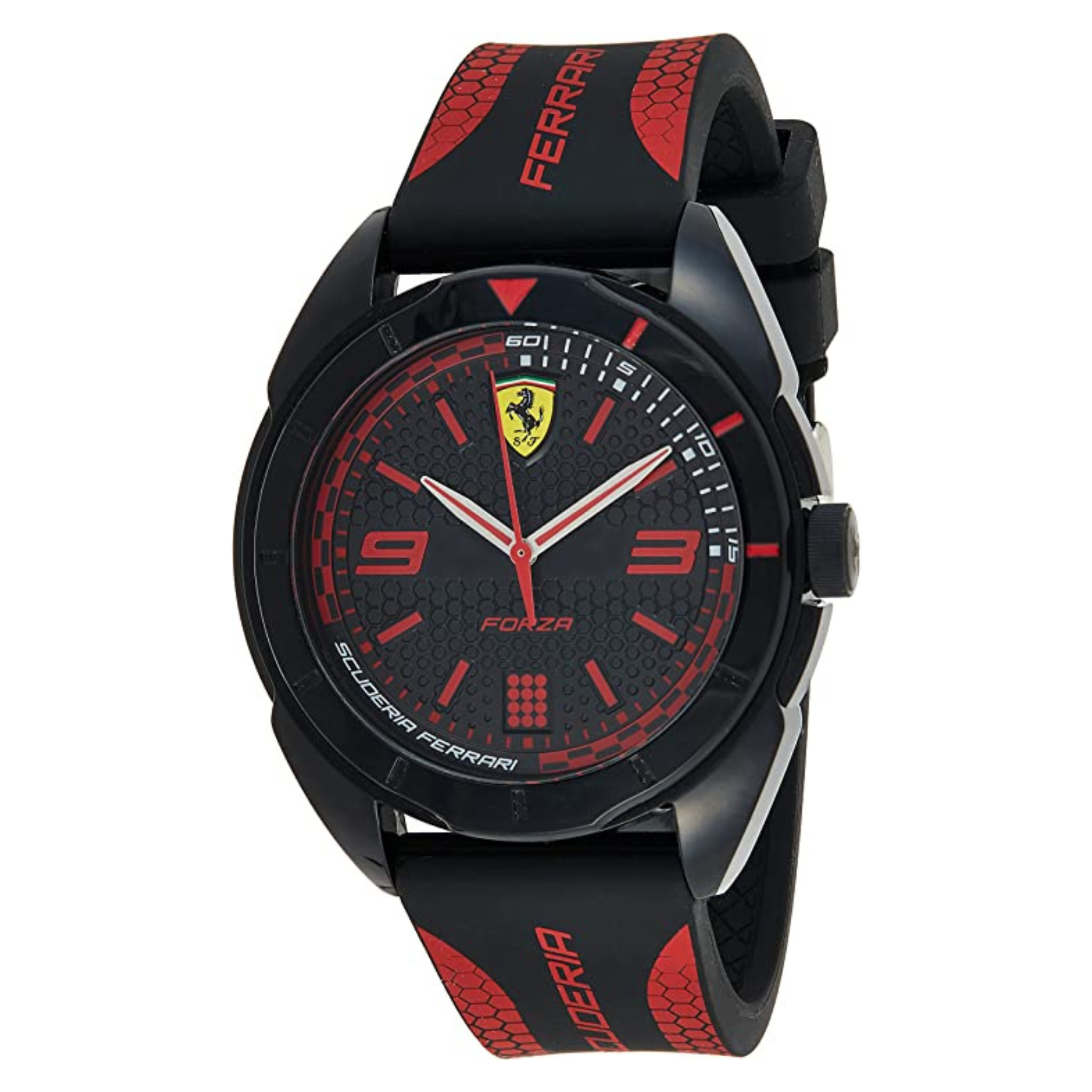 FERRARI SCUDERIA OROLOGIO NERO FORZA