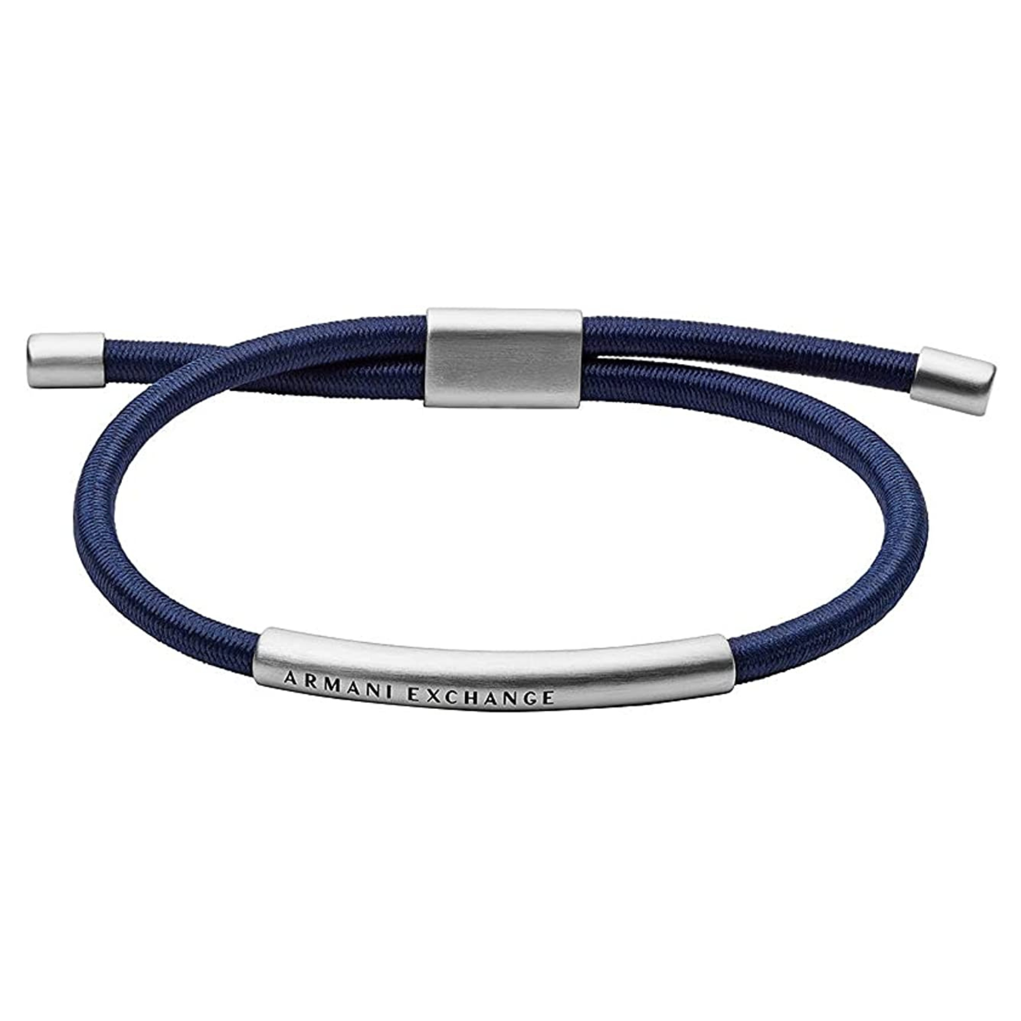 ARMANI EXCHANGE BRACCIALE IN ACCIAIO BLU