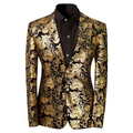 BLAZER FANTASIA FLOREALE DORATO