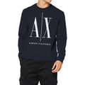 ARMANI EXCHANGE FELPA BLU