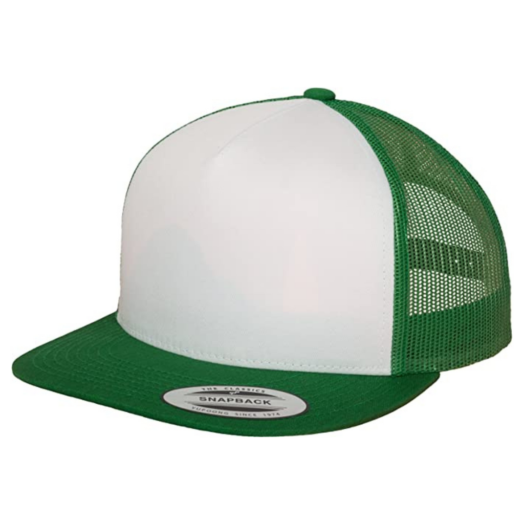 CAPPELLO CON VISIERA DRITTA VERDE