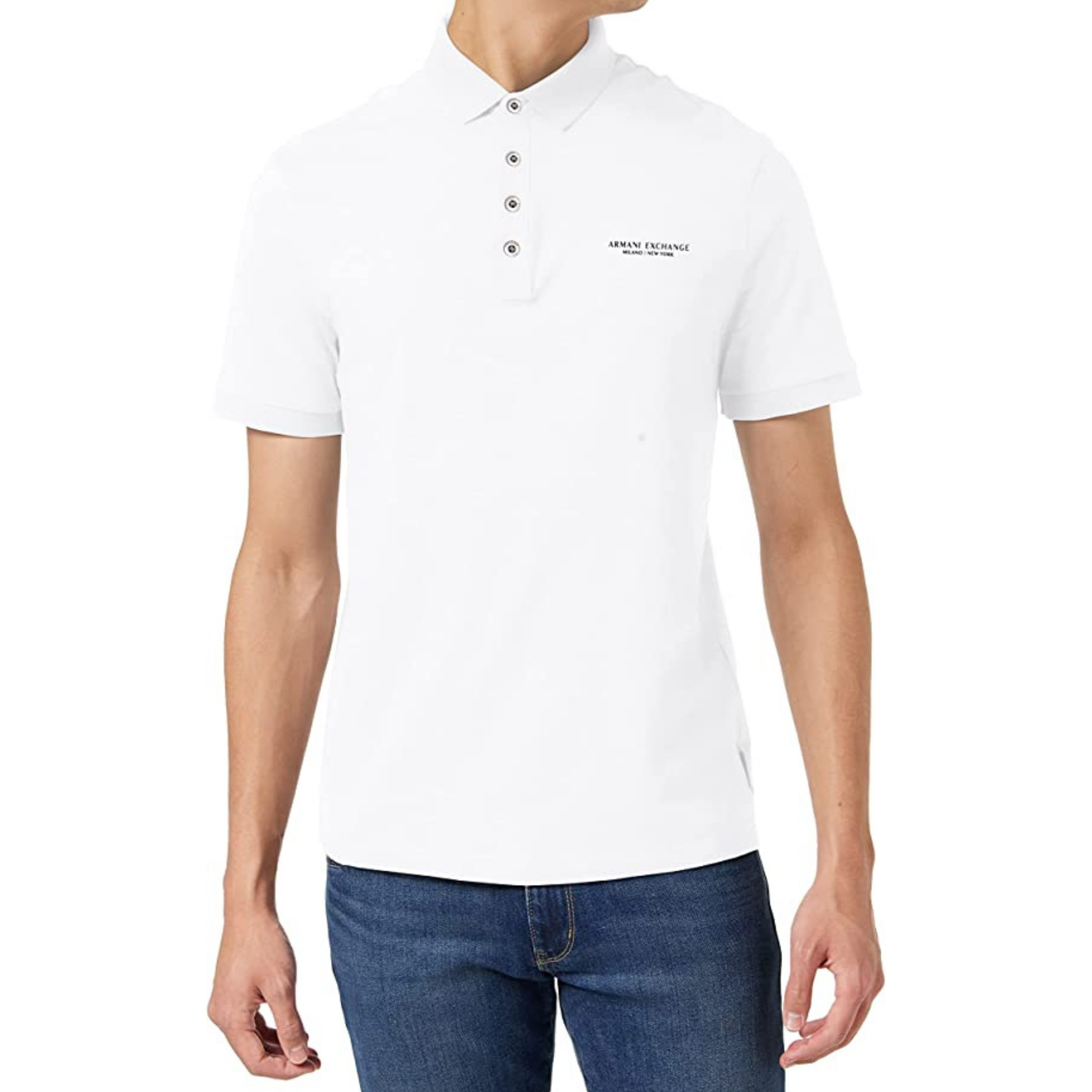 ARMANI EXCHANGE POLO BIANCA