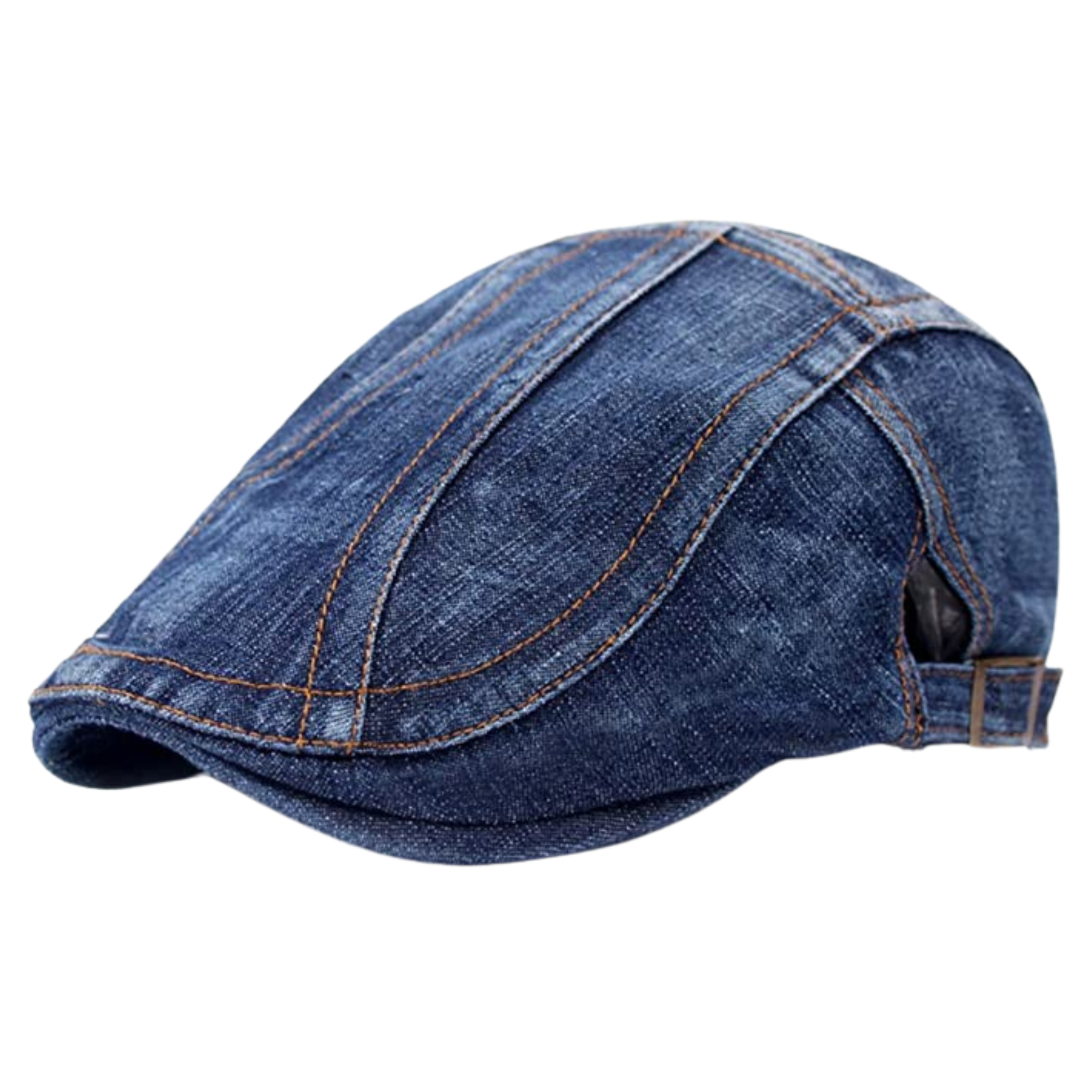 CAPPELLO BASCO IN DENIM BLUE