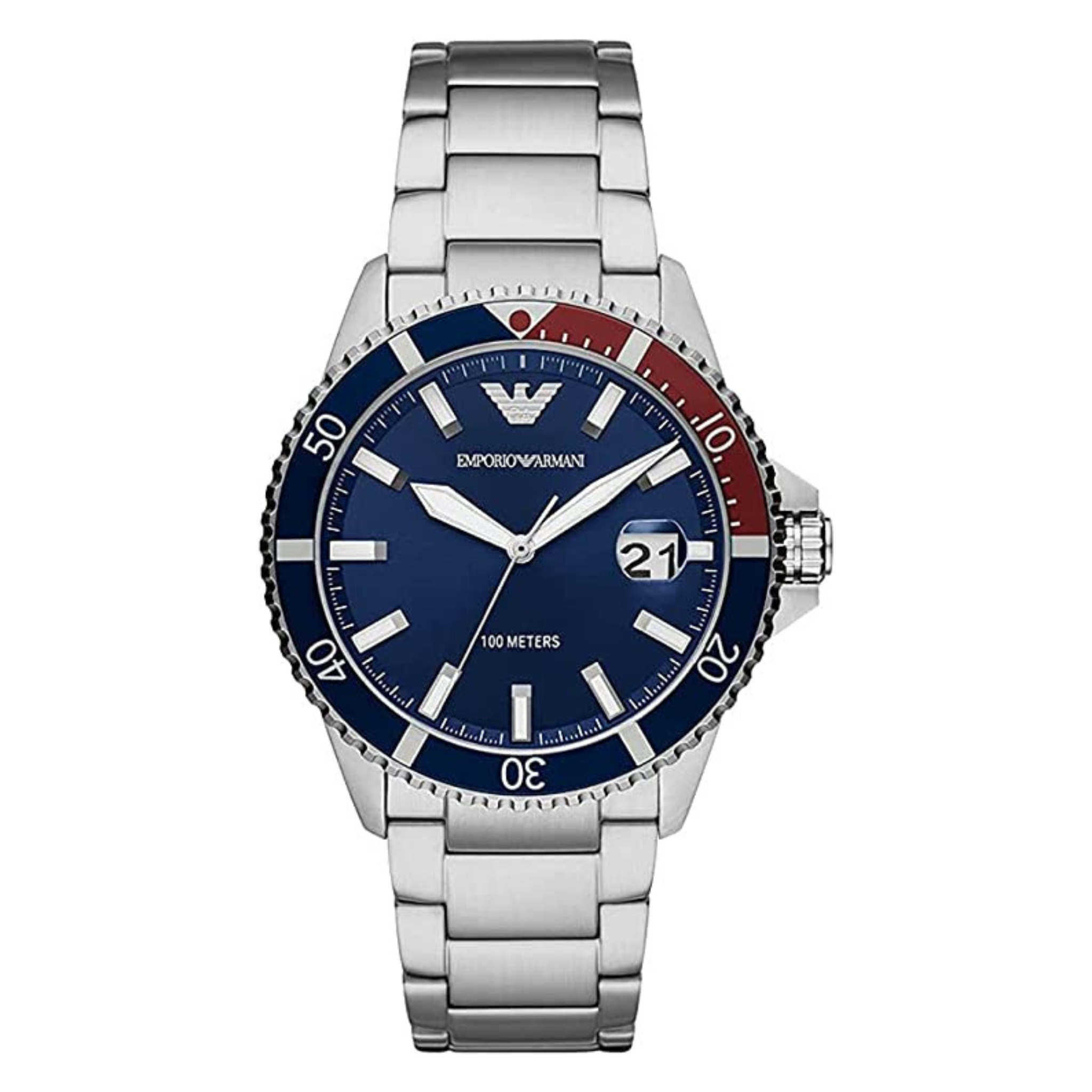 EMPORIO ARMANI OROLOGIO IN ACCIAIO BLU