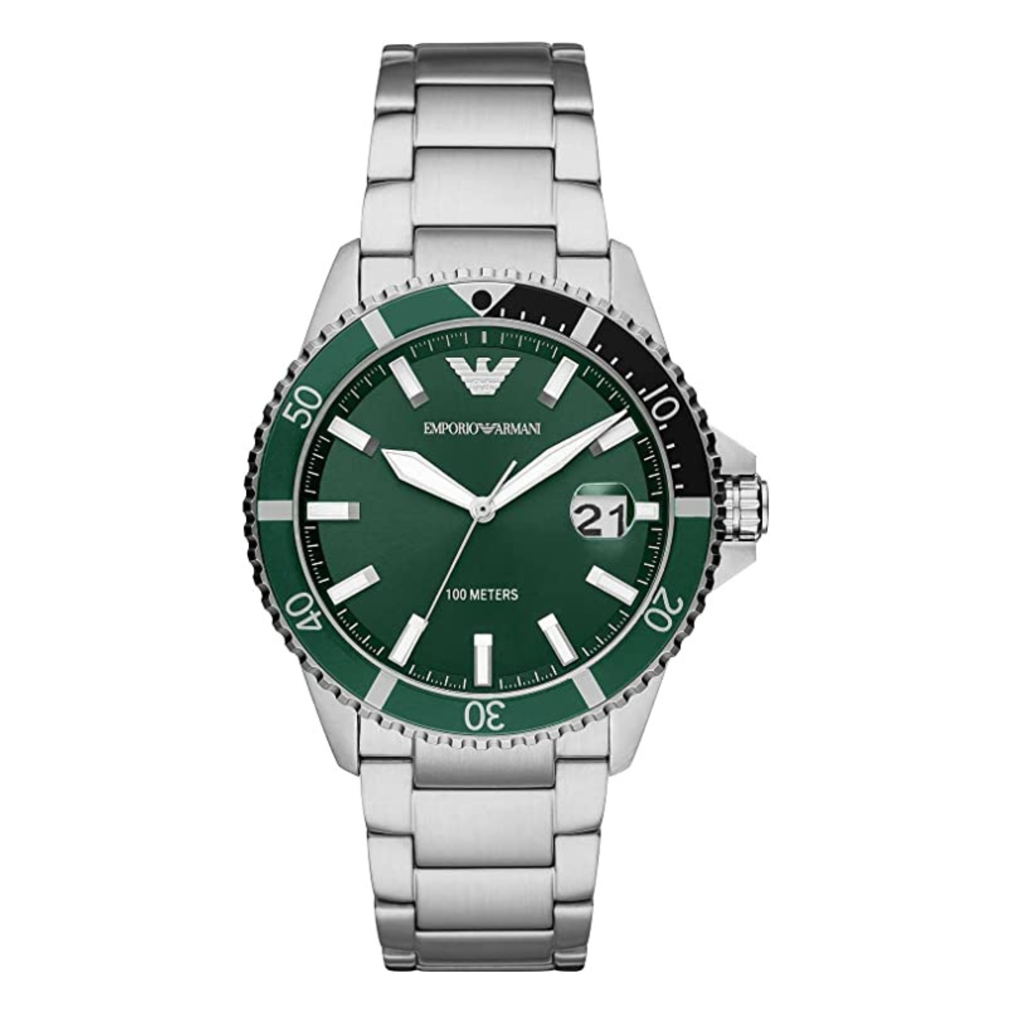 EMPORIO ARMANI OROLOGIO IN ACCIAIO VERDE