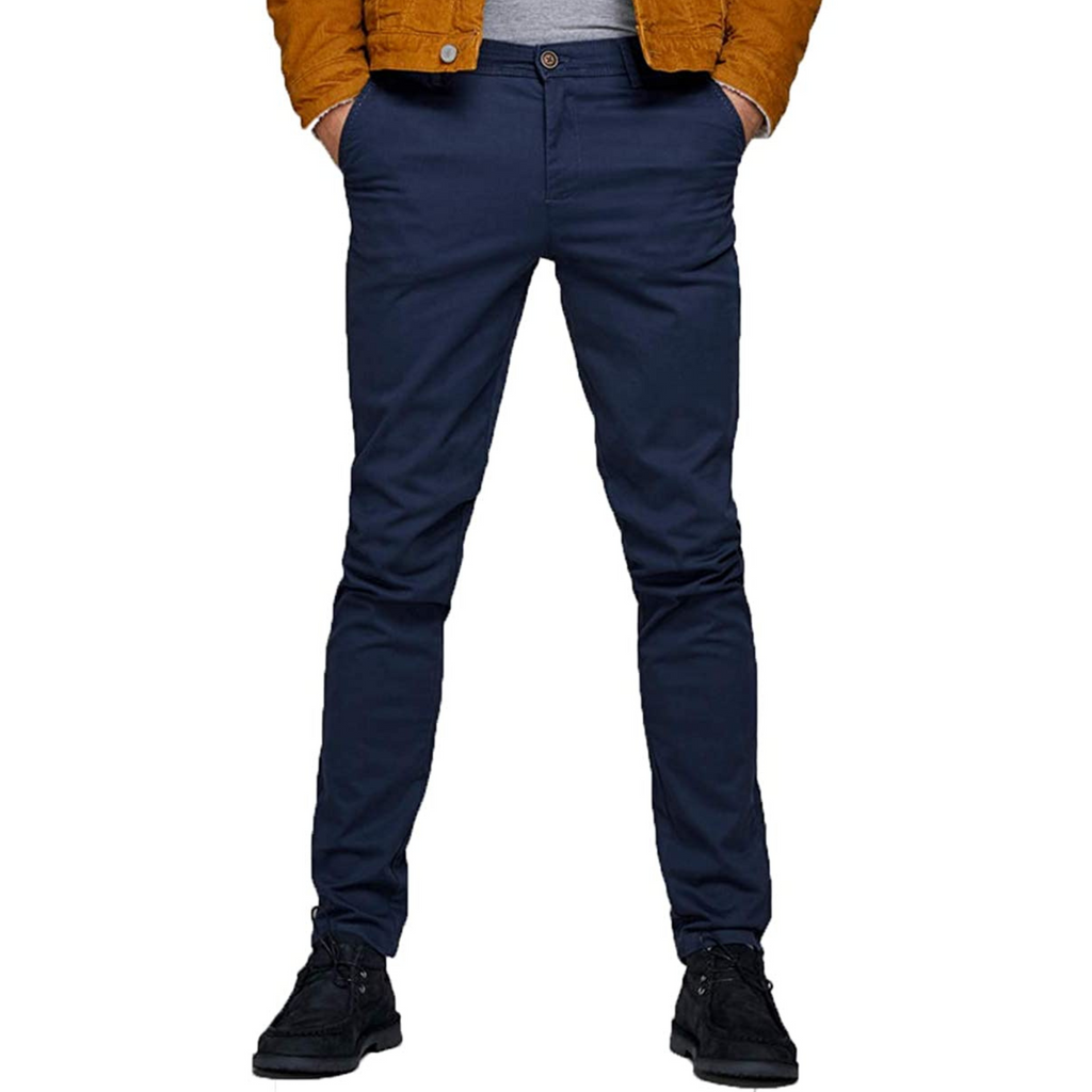 JACK & JONES PANTALONE CASUAL BLU