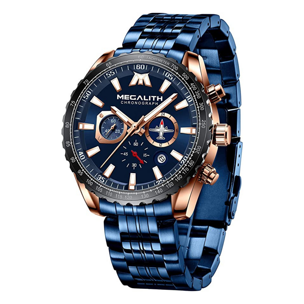 OROLOGIO IN ACCIAIO BLU