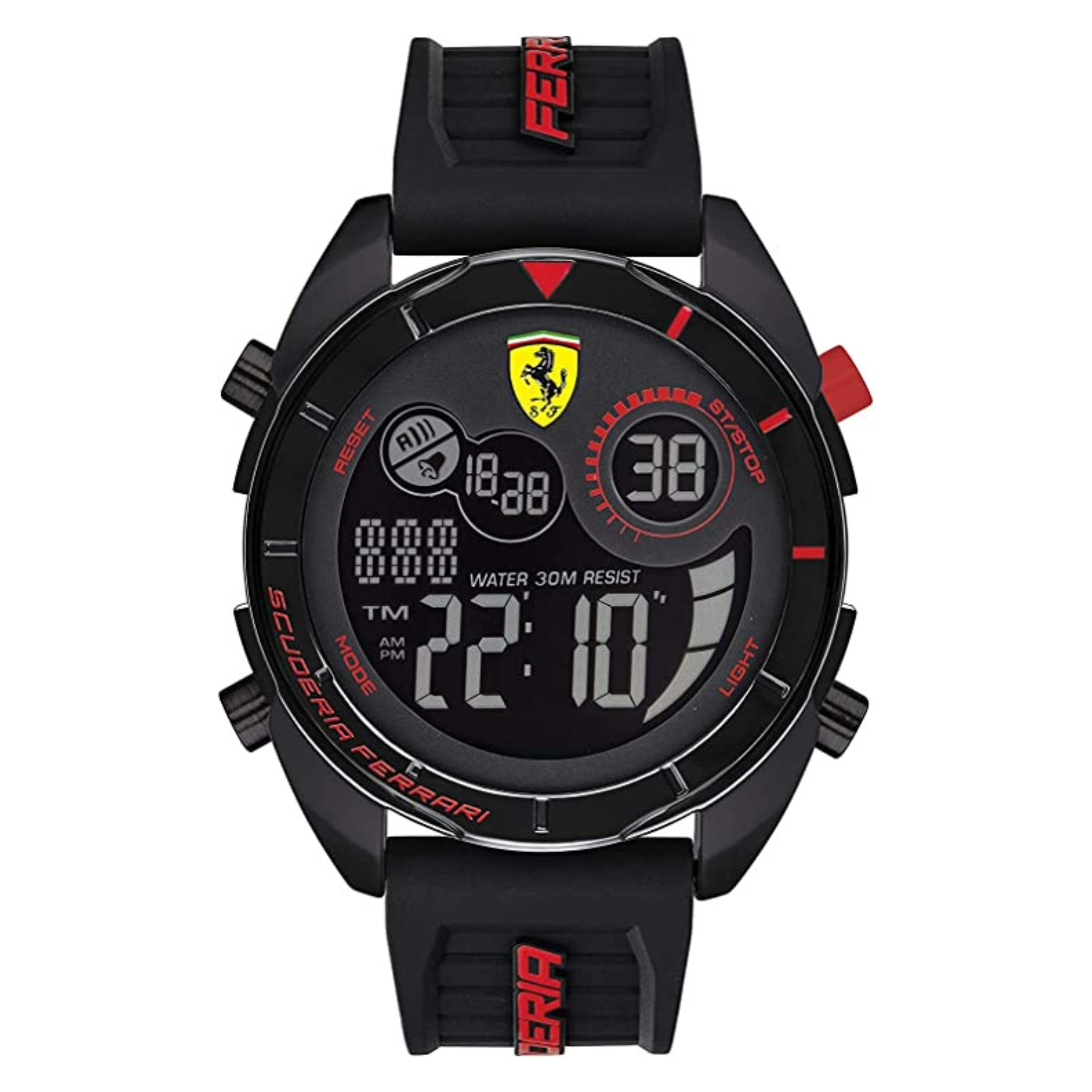 FERRARI SCUDERIA OROLOGIO ANALOGICO NERO