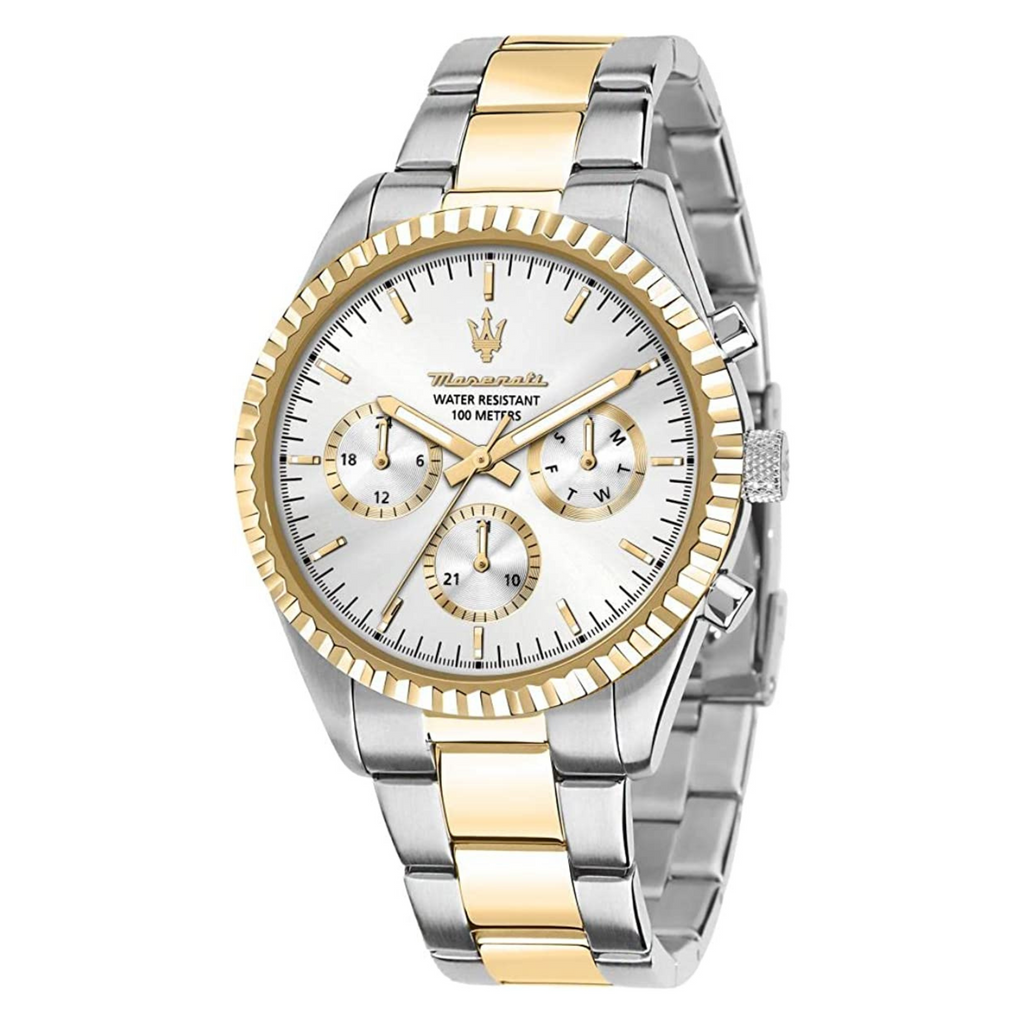 MASERATI OROLOGIO ORO CORSA IN ACCIAIO