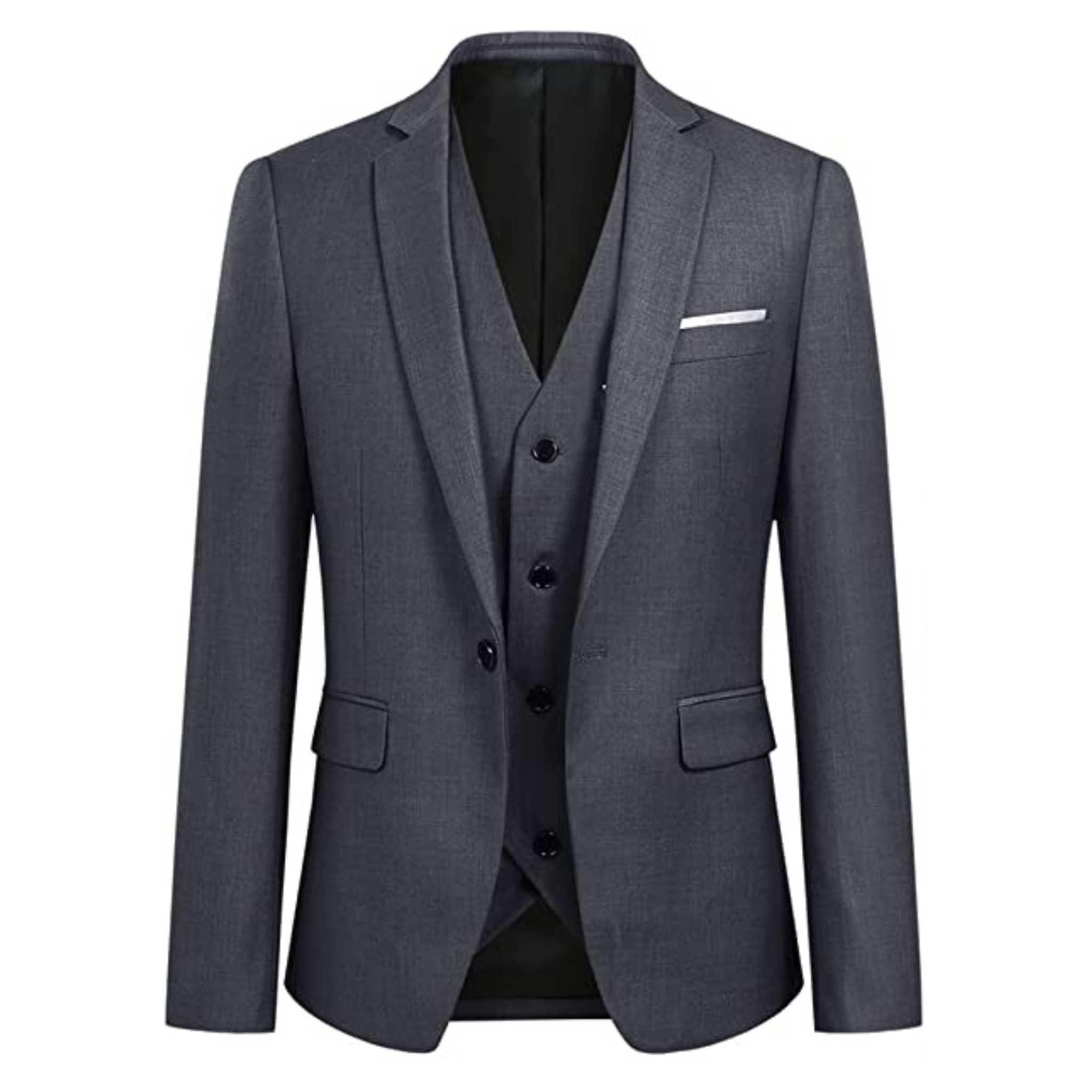 ABITO BECKER 3 PEZZI GRIGIO SCURO