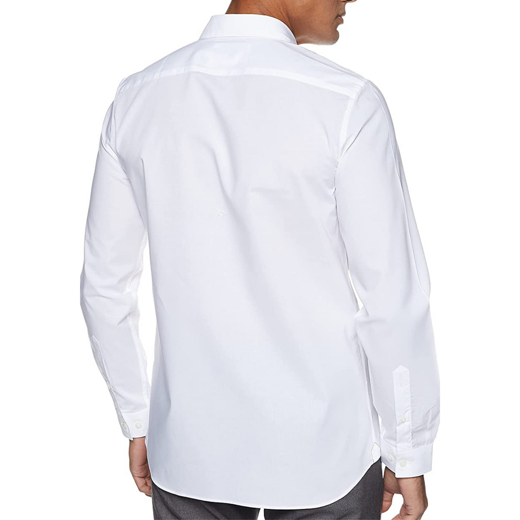 LACOSTE CAMICIA TINTA UNITA BIANCA
