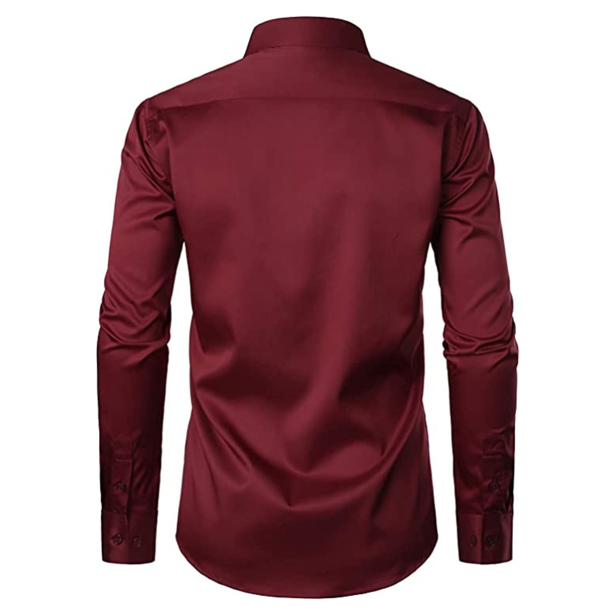 CAMICIA CHRIS TINTA UNITA BORDEAUX
