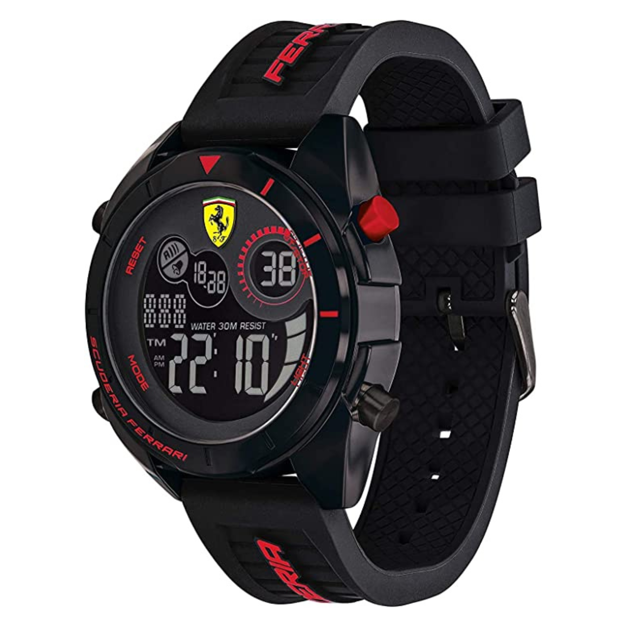 FERRARI SCUDERIA OROLOGIO ANALOGICO NERO