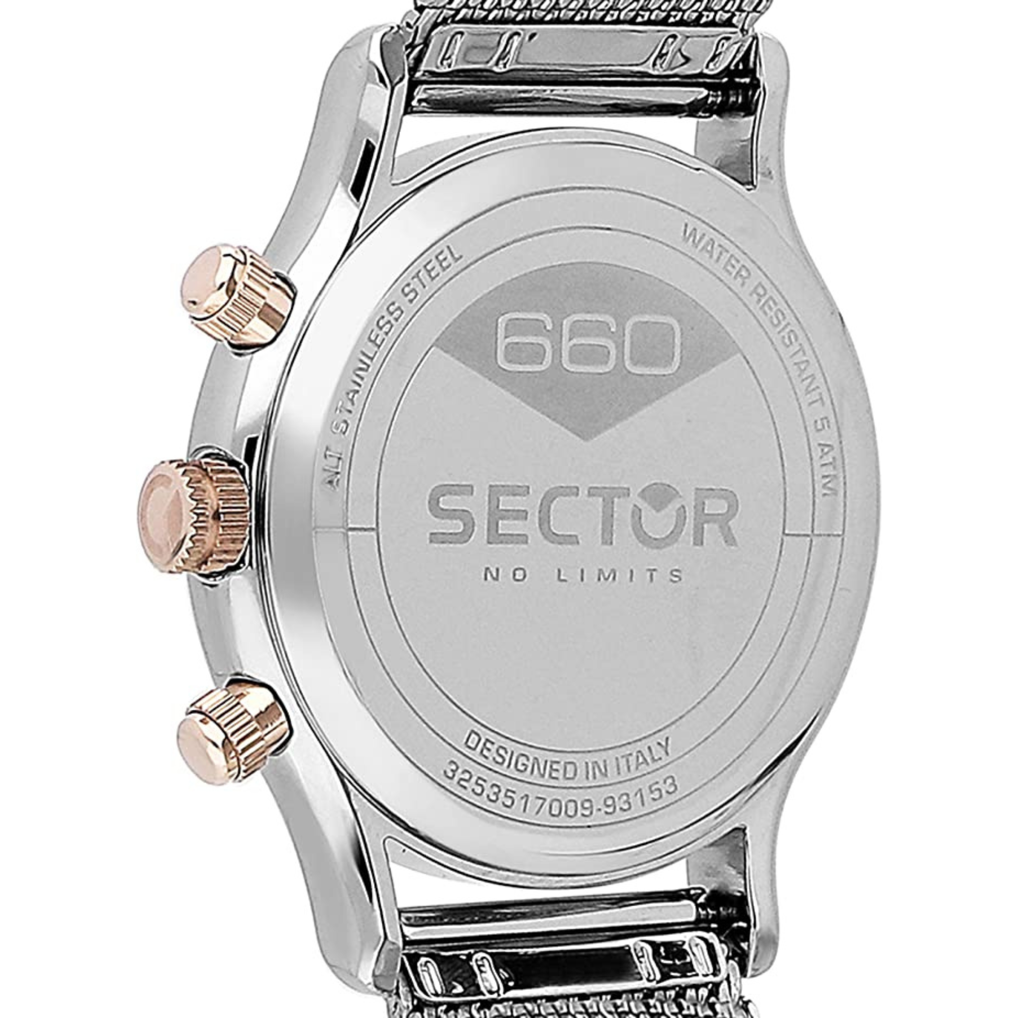 SECTOR OROLOGIO IN ACCIAIO BLU