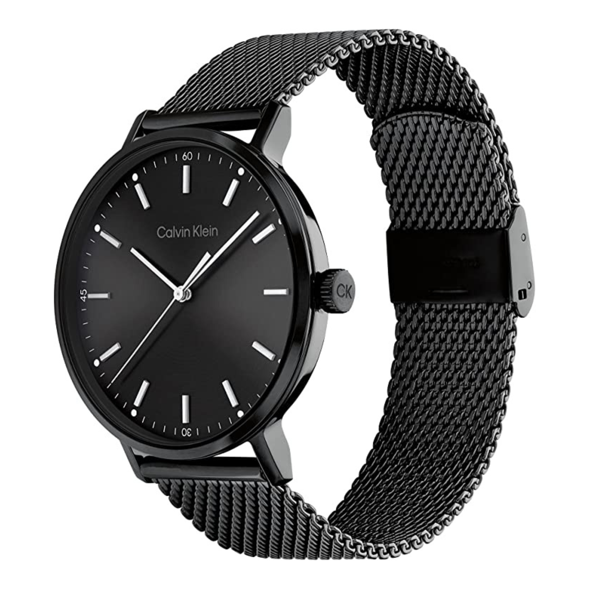 CALVIN KLEIN OROLOGIO IN ACCIAIO NERO