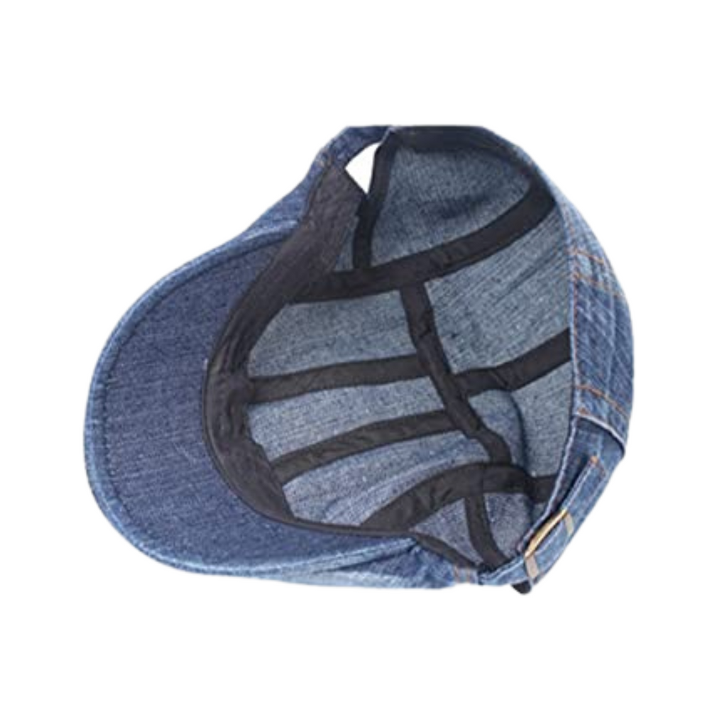 CAPPELLO BASCO IN DENIM BLUE