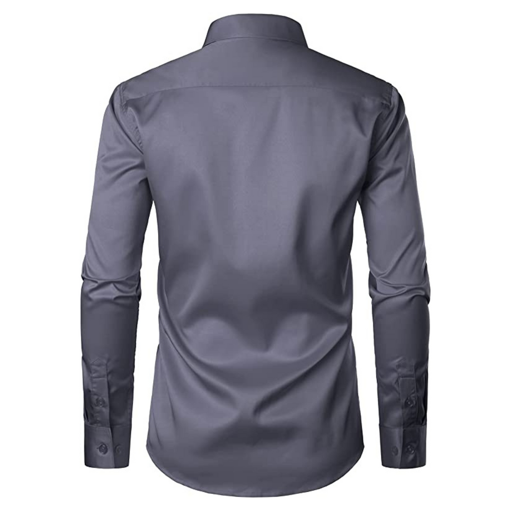 CAMICIA CHRIS TINTA UNITA GRIGIA