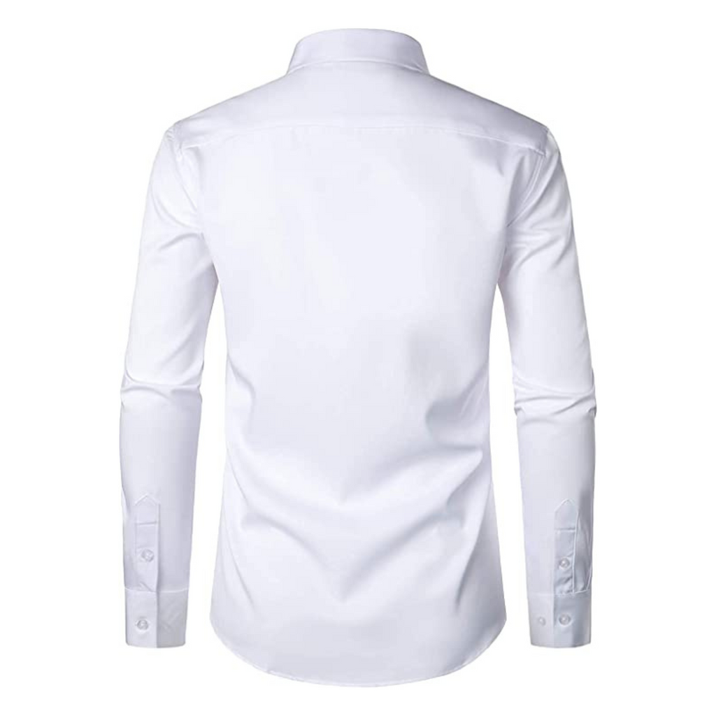 CAMICIA CHRIS TINTA UNITA BIANCA