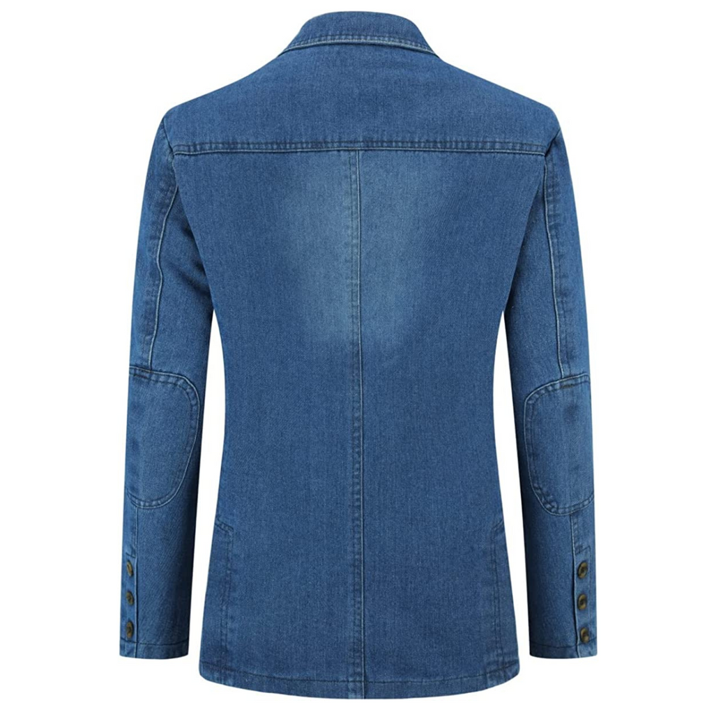 BLAZER GIACCA JEANS BLUE