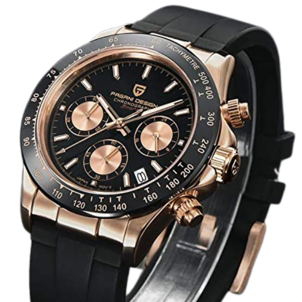 PAGANI OROLOGIO IN ACCIAIO NERO