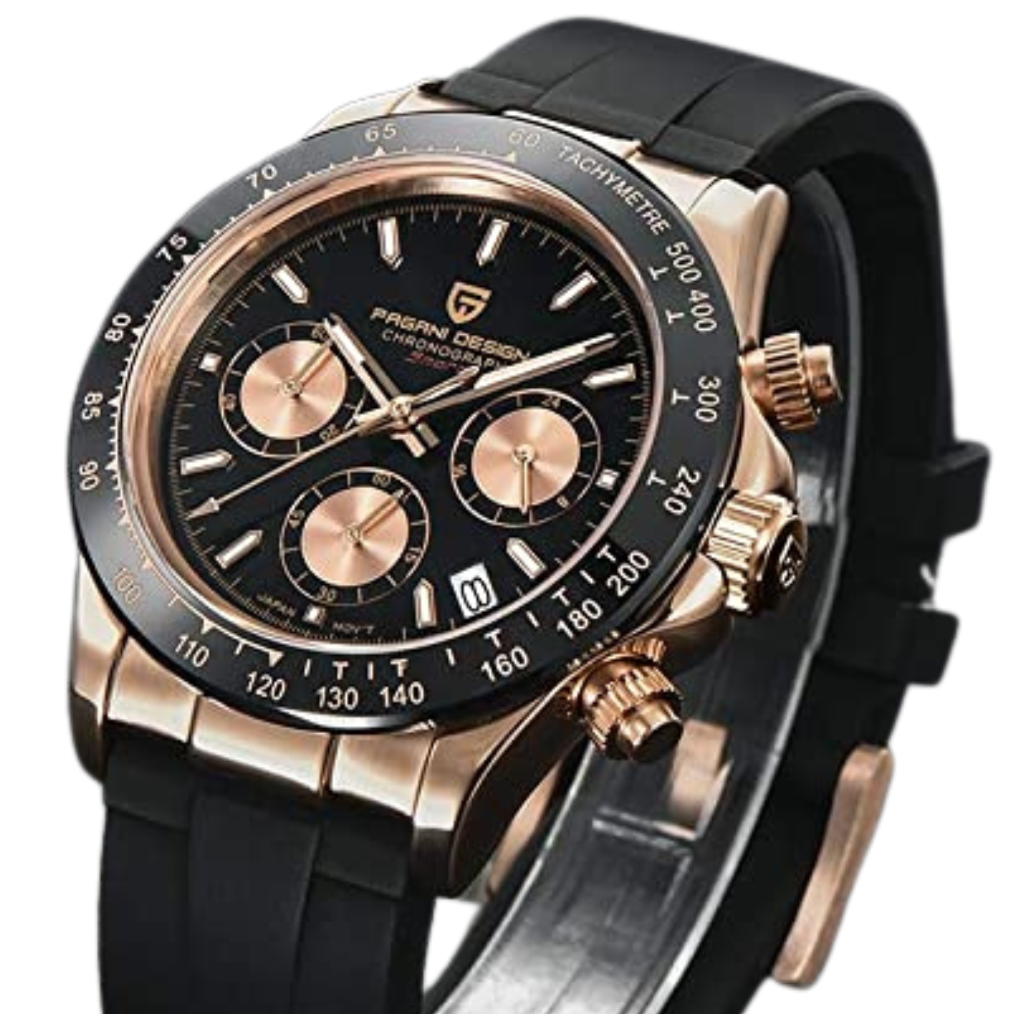 PAGANI OROLOGIO IN ACCIAIO NERO