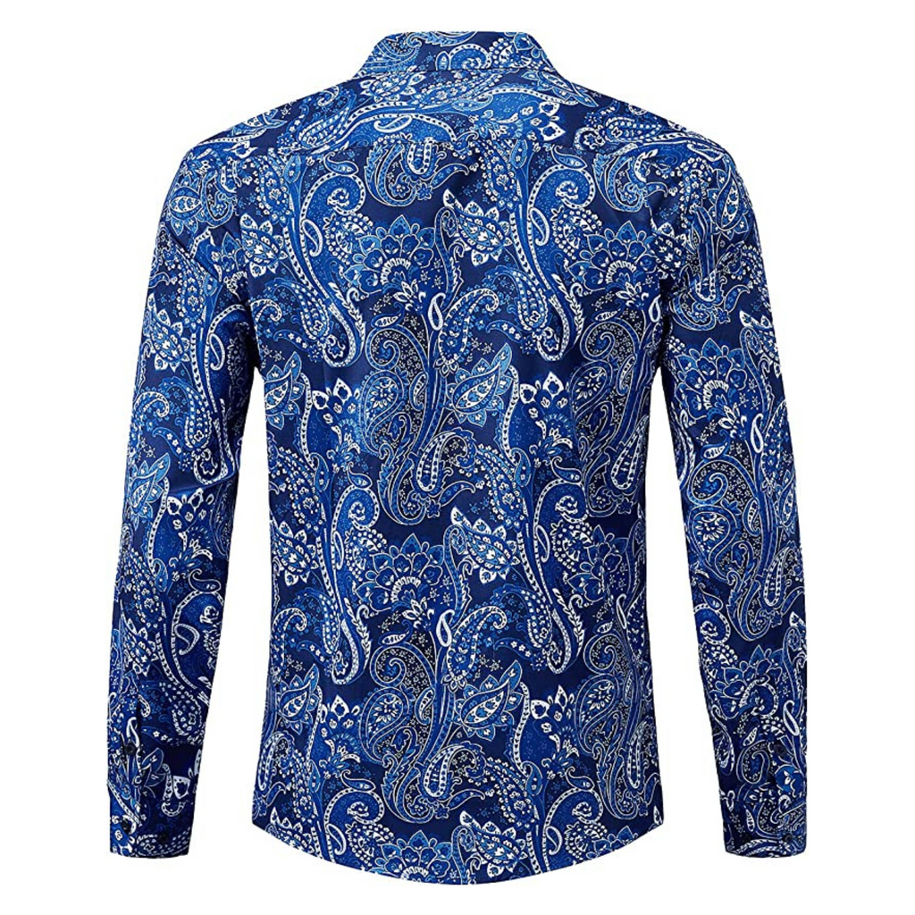 CAMICIA FLOREALE BLU