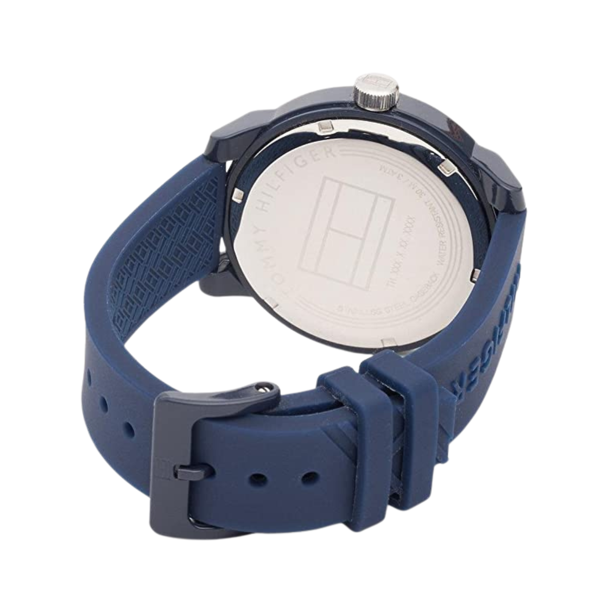TOMMY HILFIGER OROLOGIO BLU GOFFRATO