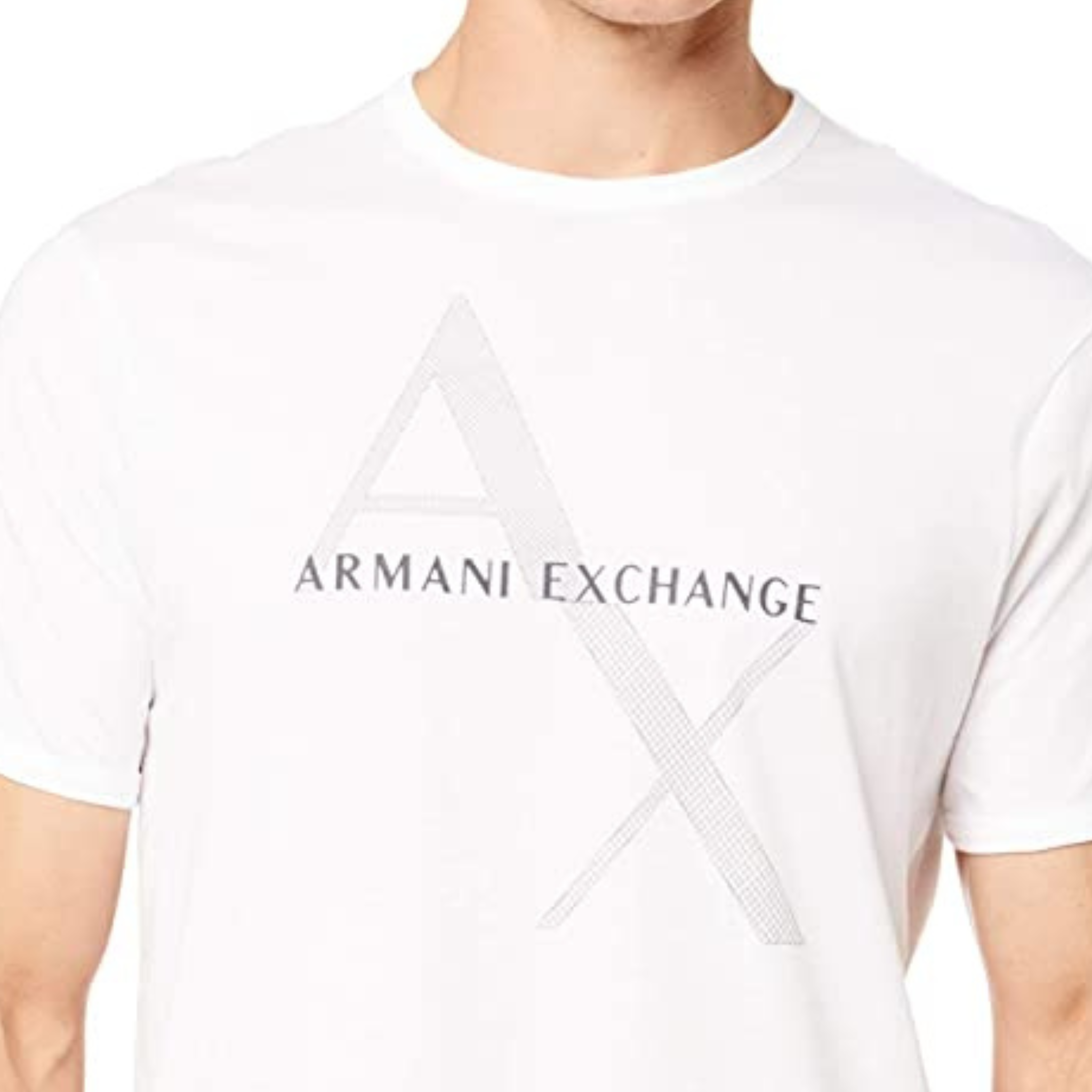 ARMANI EXCHANGE T-SHIRT A/X BIANCA