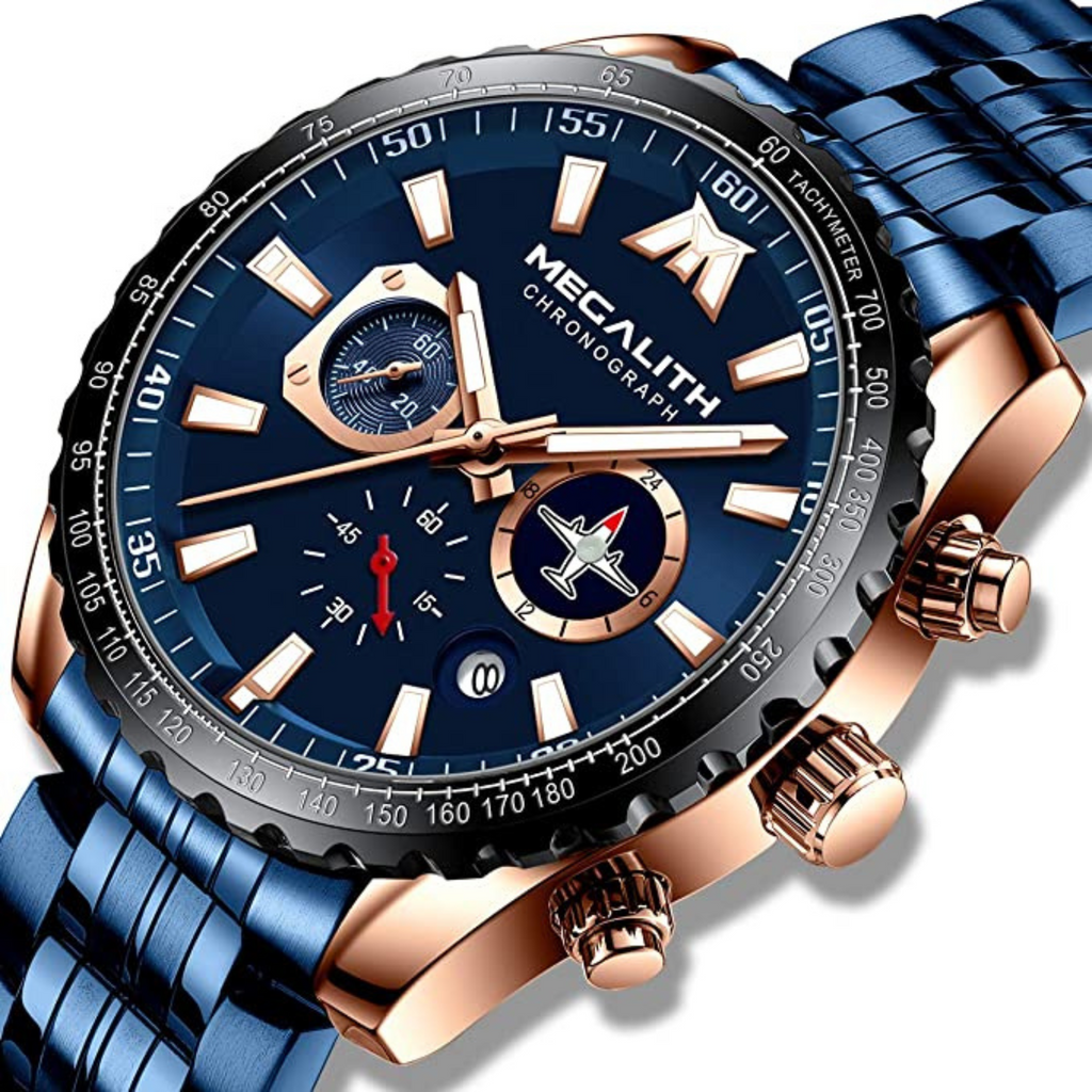 OROLOGIO IN ACCIAIO BLU