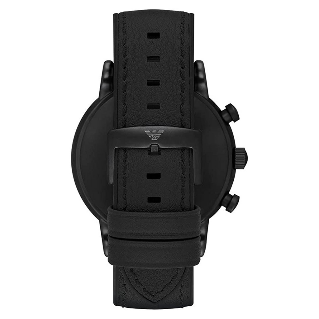 EMPORIO ARMANI OROLOGIO IN PELLE NERO