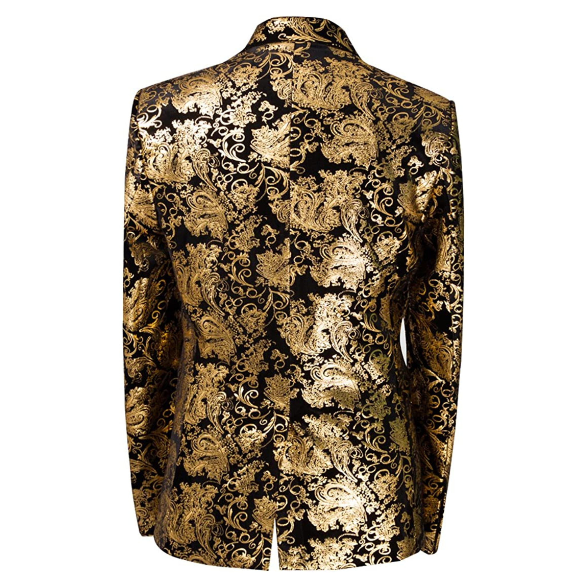 BLAZER FANTASIA FLOREALE DORATO