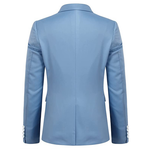 ABITO BECKER 3 PEZZI CELESTE