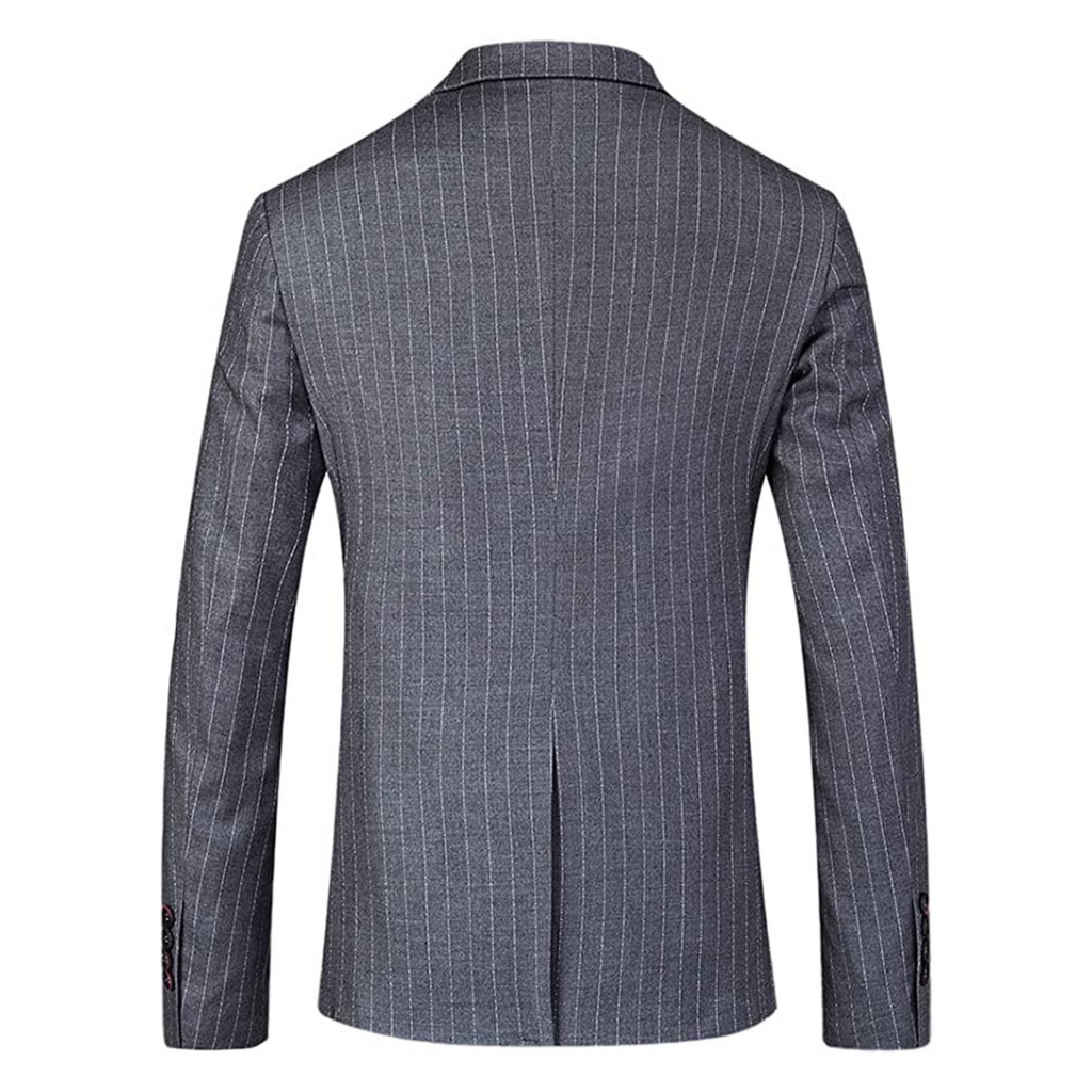 ABITO FRANCIS 3 PEZZI GESSATO GRIGIO