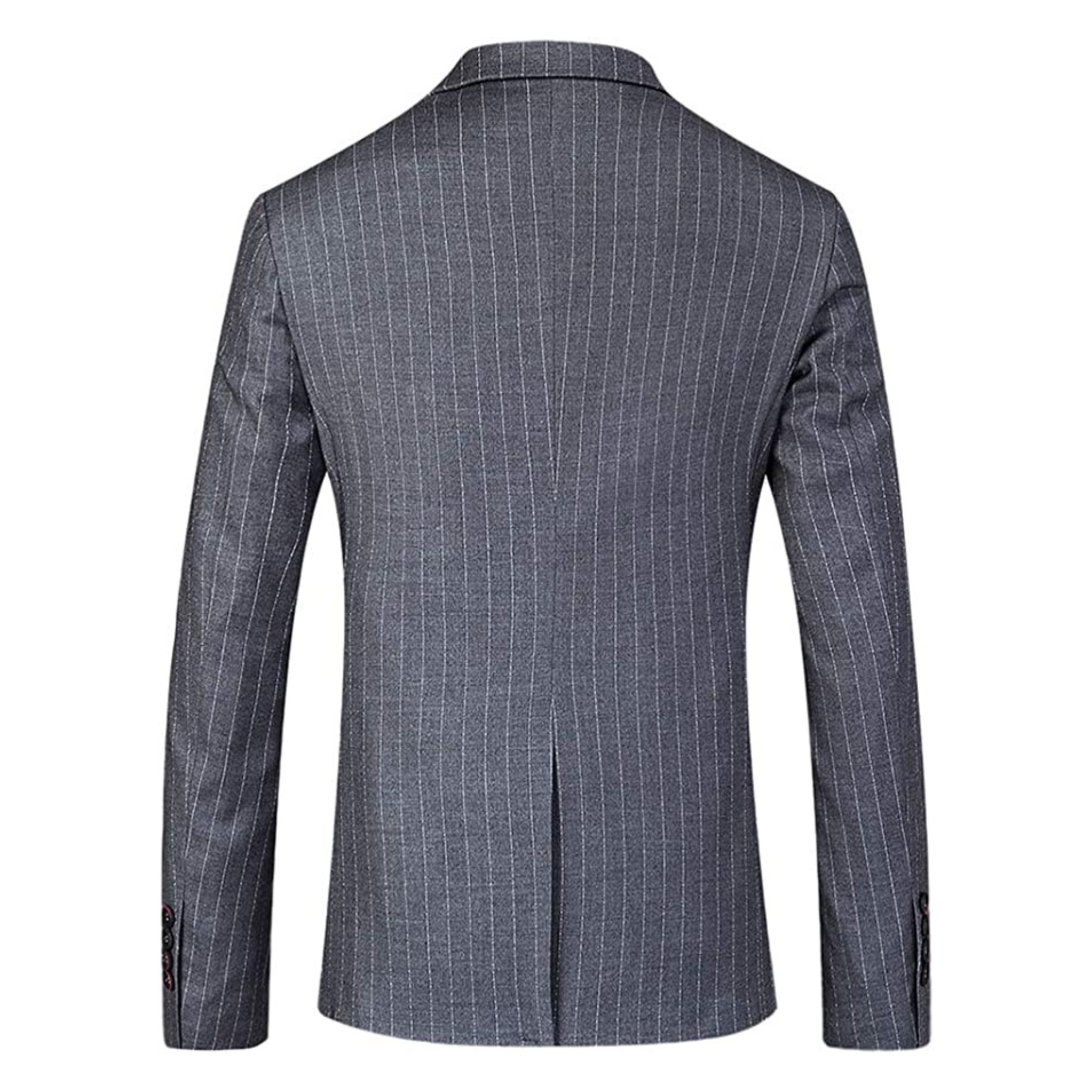 ABITO FRANCIS 3 PEZZI GESSATO GRIGIO