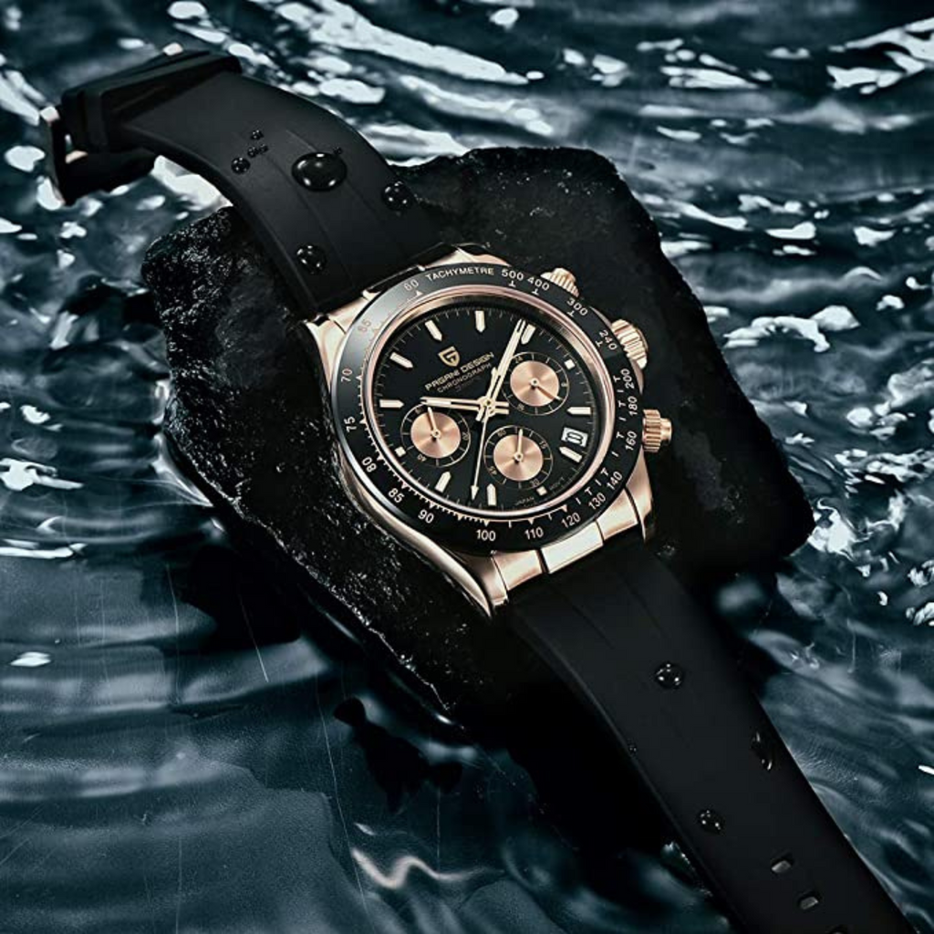 PAGANI OROLOGIO IN ACCIAIO NERO