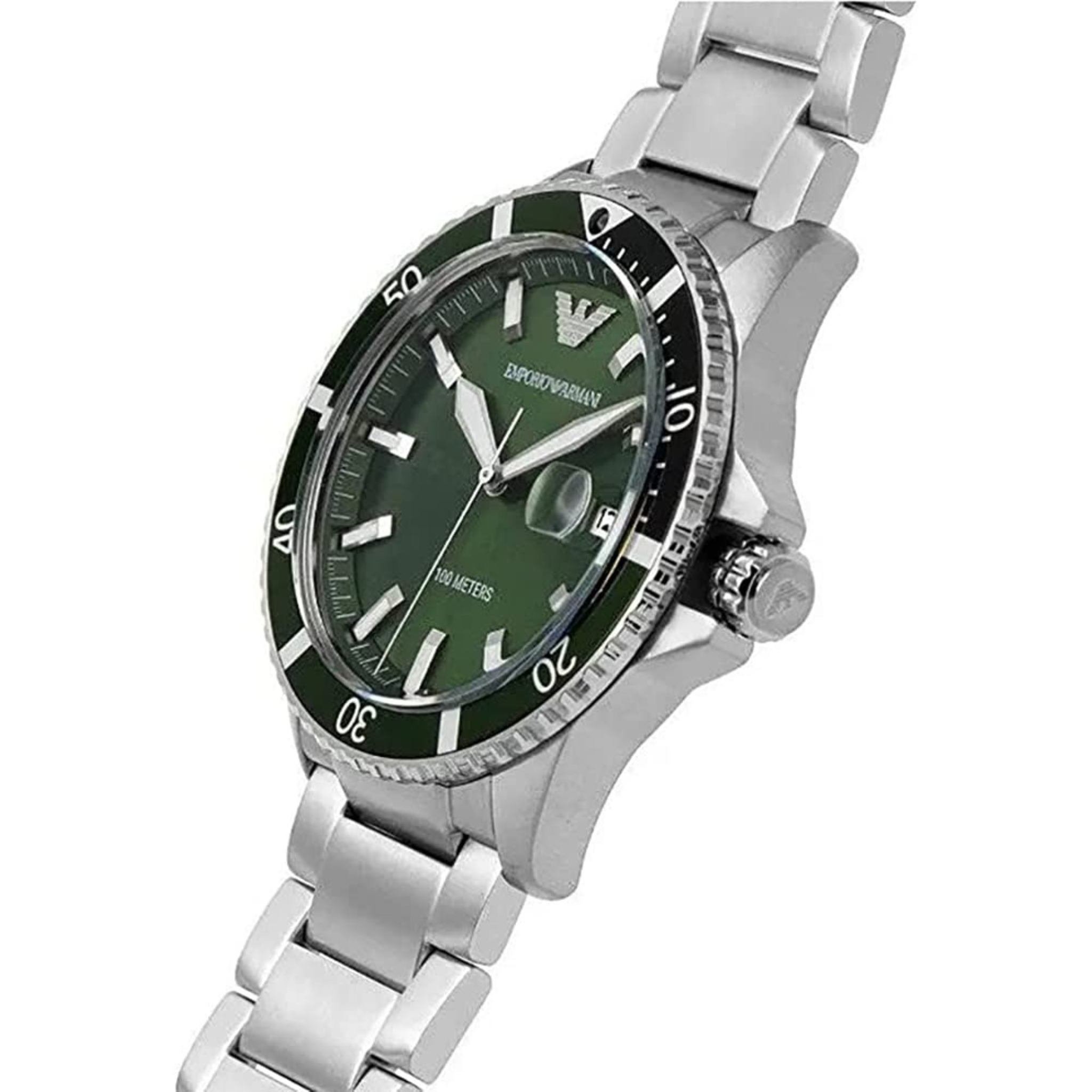 EMPORIO ARMANI OROLOGIO IN ACCIAIO VERDE
