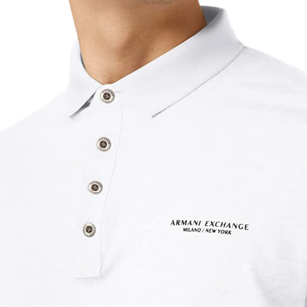 ARMANI EXCHANGE POLO BIANCA