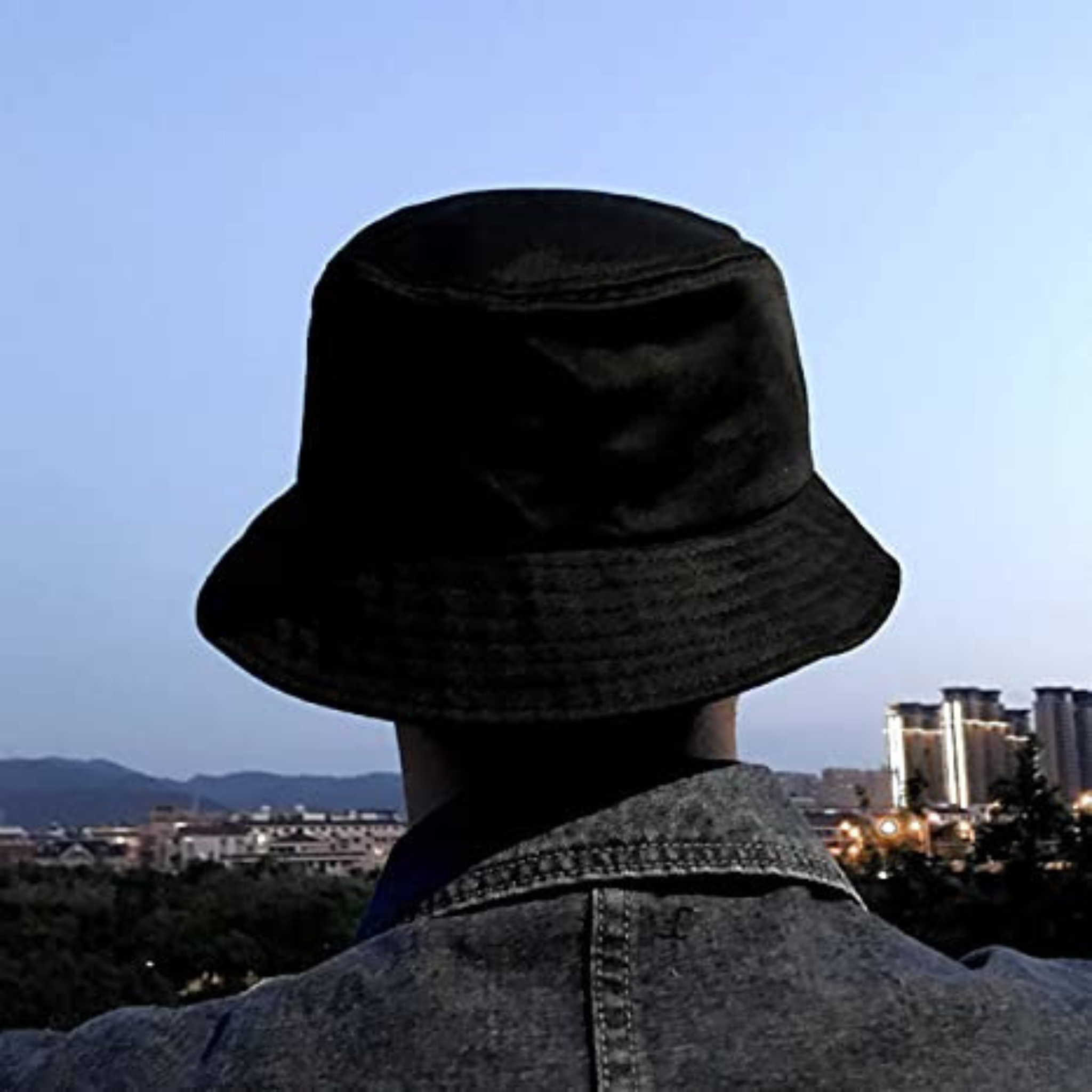 CAPPELLO PESCATORE IN COTONE NERO