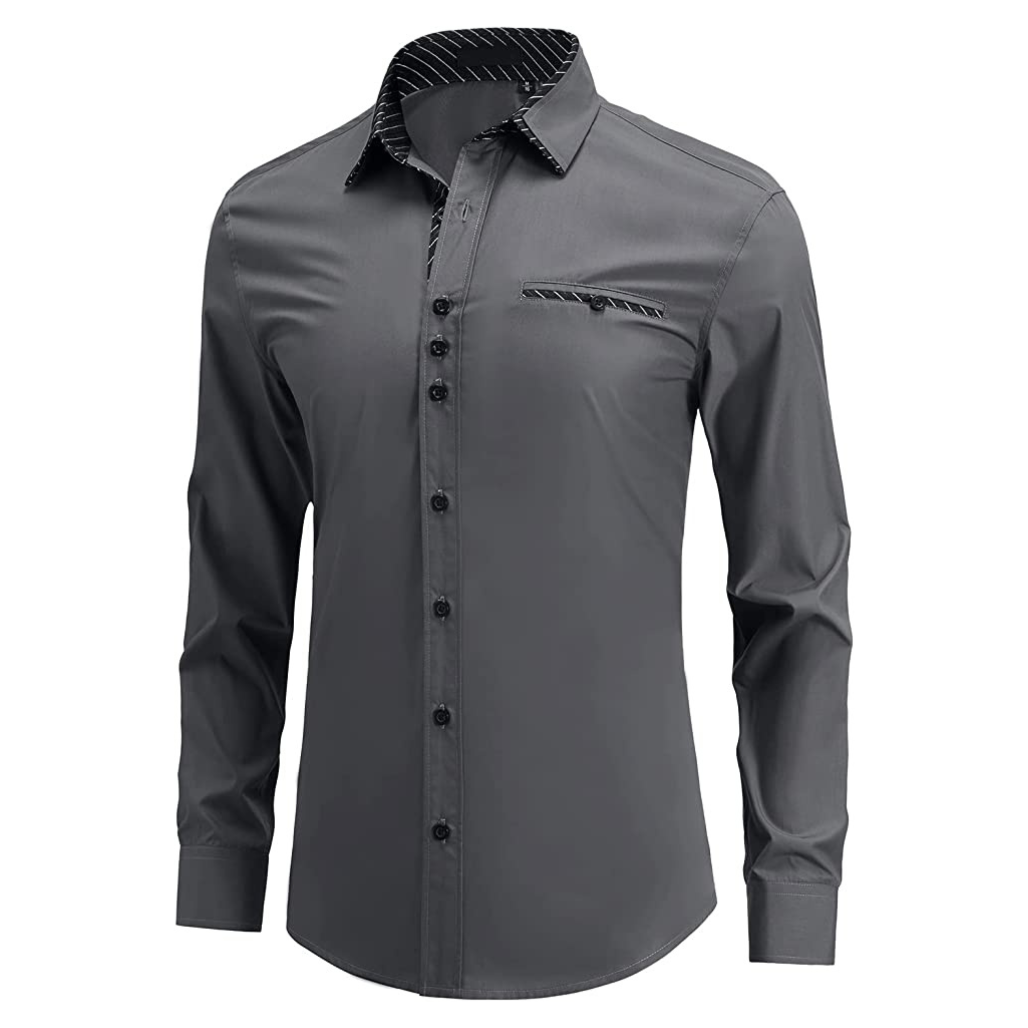 CAMICIA EDER FANTASIA BICOLORE GRIGIA