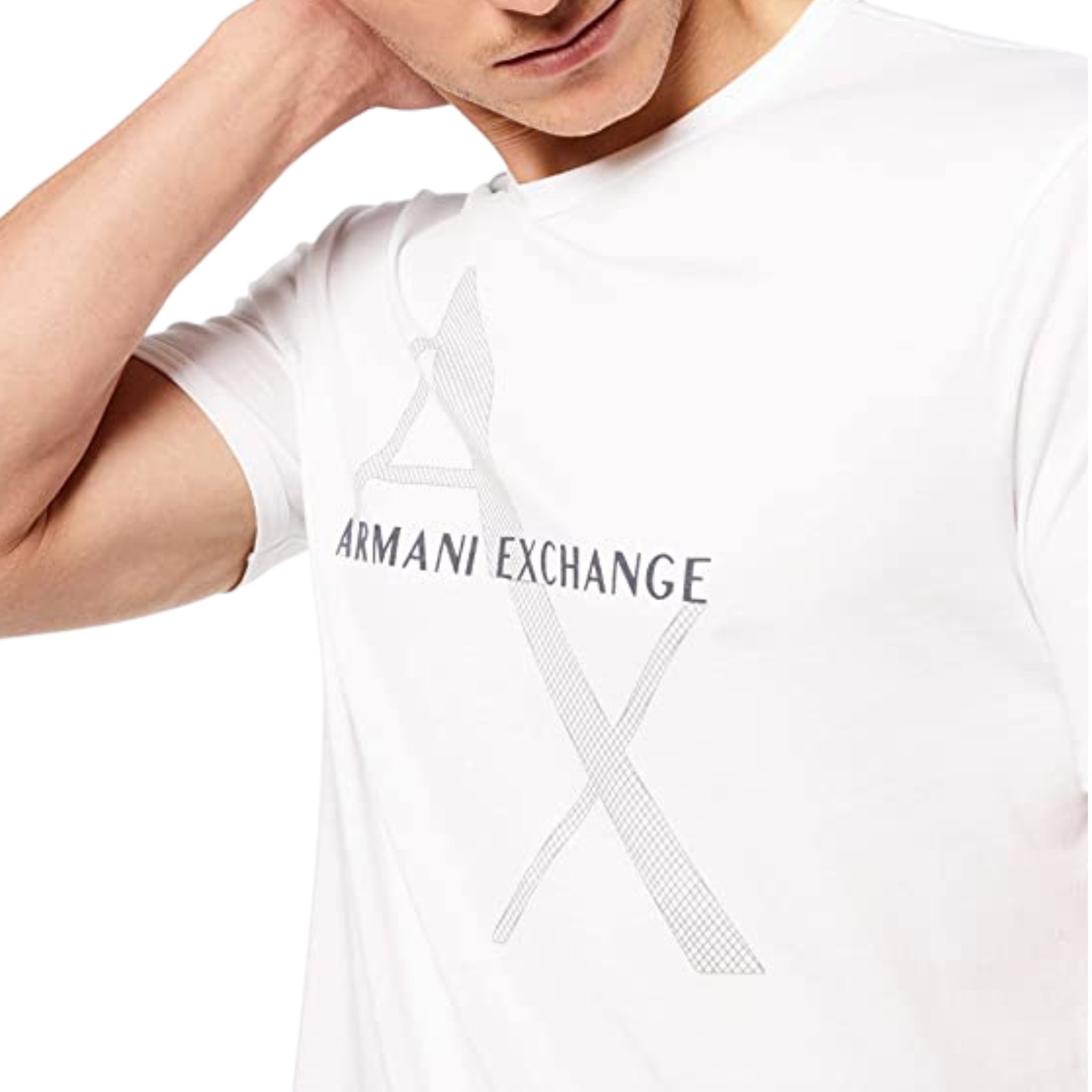 ARMANI EXCHANGE T-SHIRT A/X BIANCA
