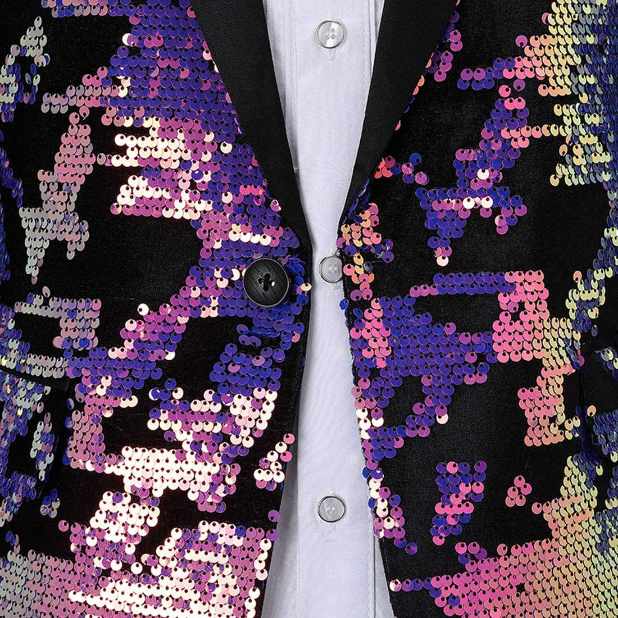 BLAZER IN VELLUTO CON PAILLETTES