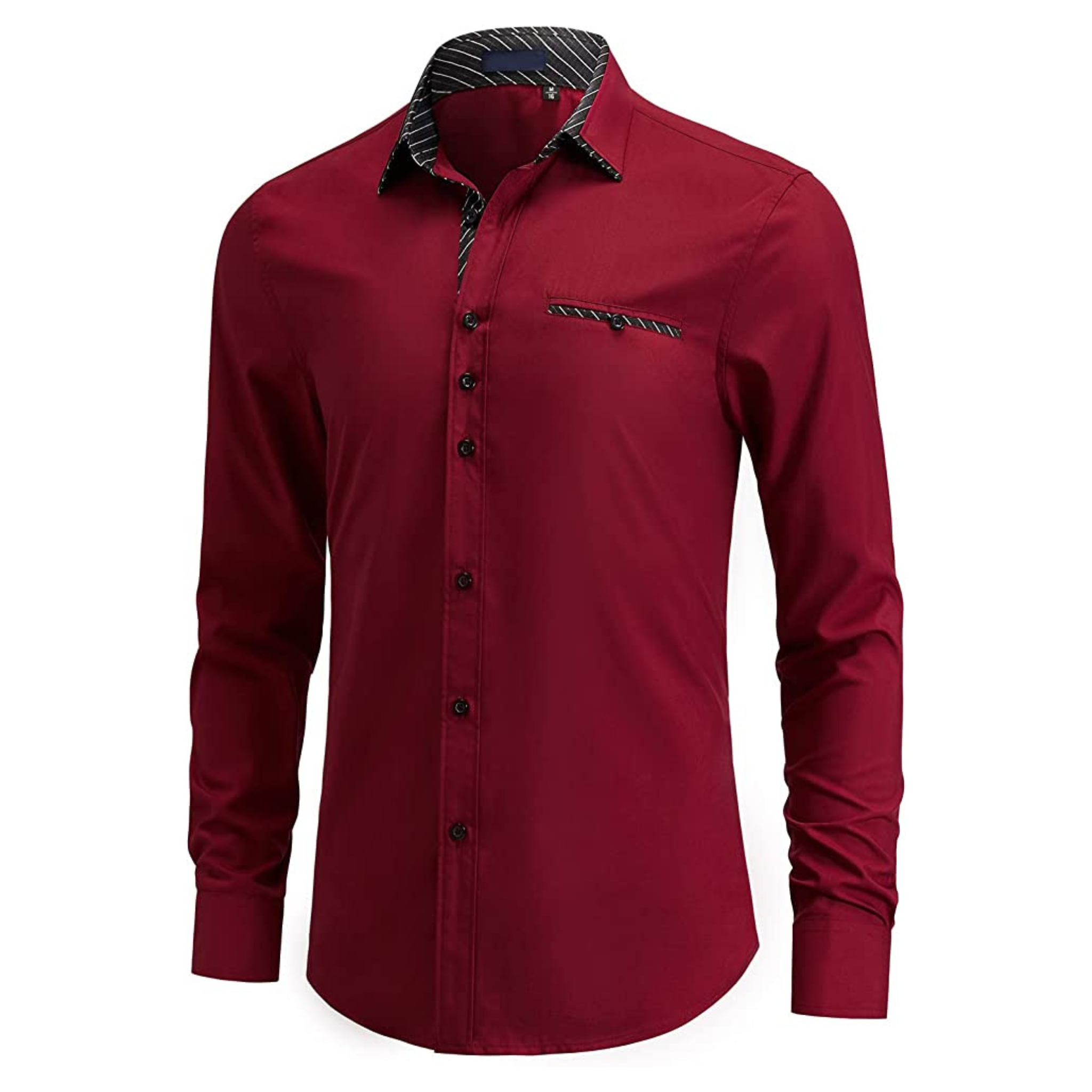 CAMICIA EDER FANTASIA BICOLORE BORDEAUX