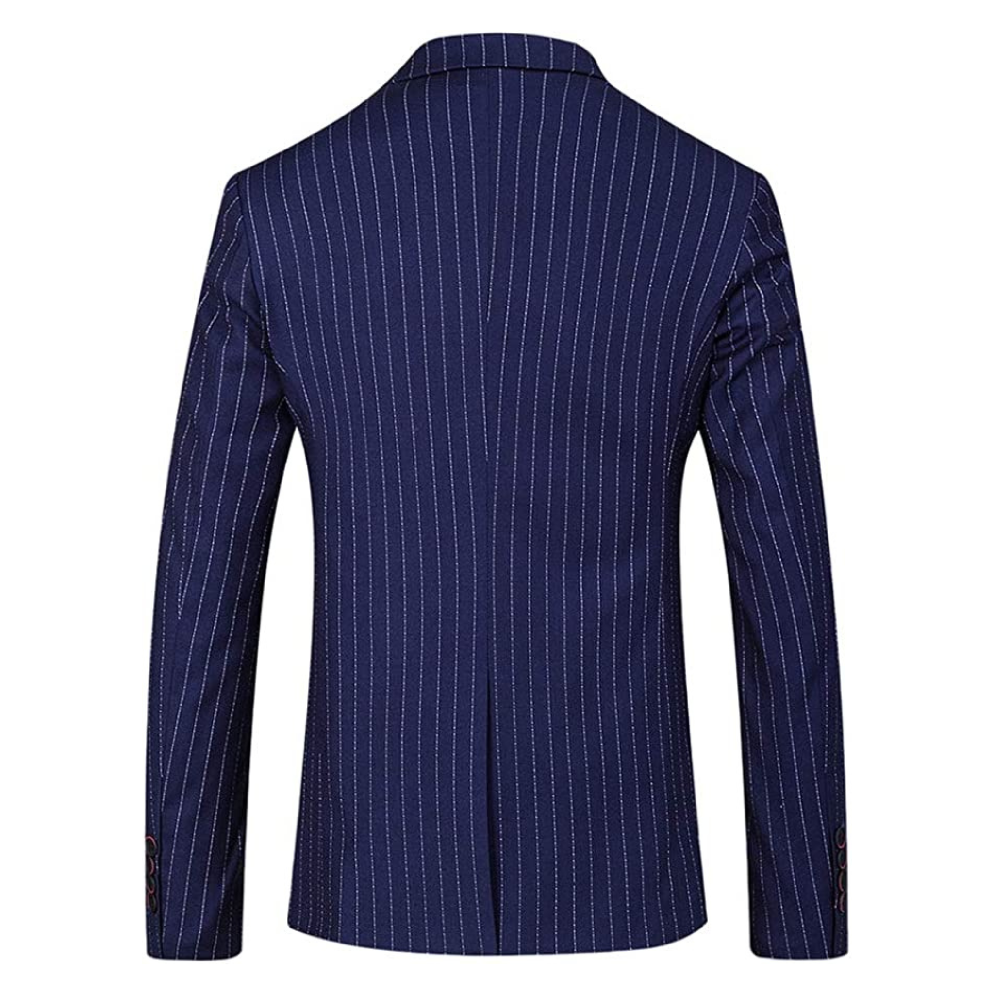 ABITO FRANCIS 3 PEZZI GESSATO BLU