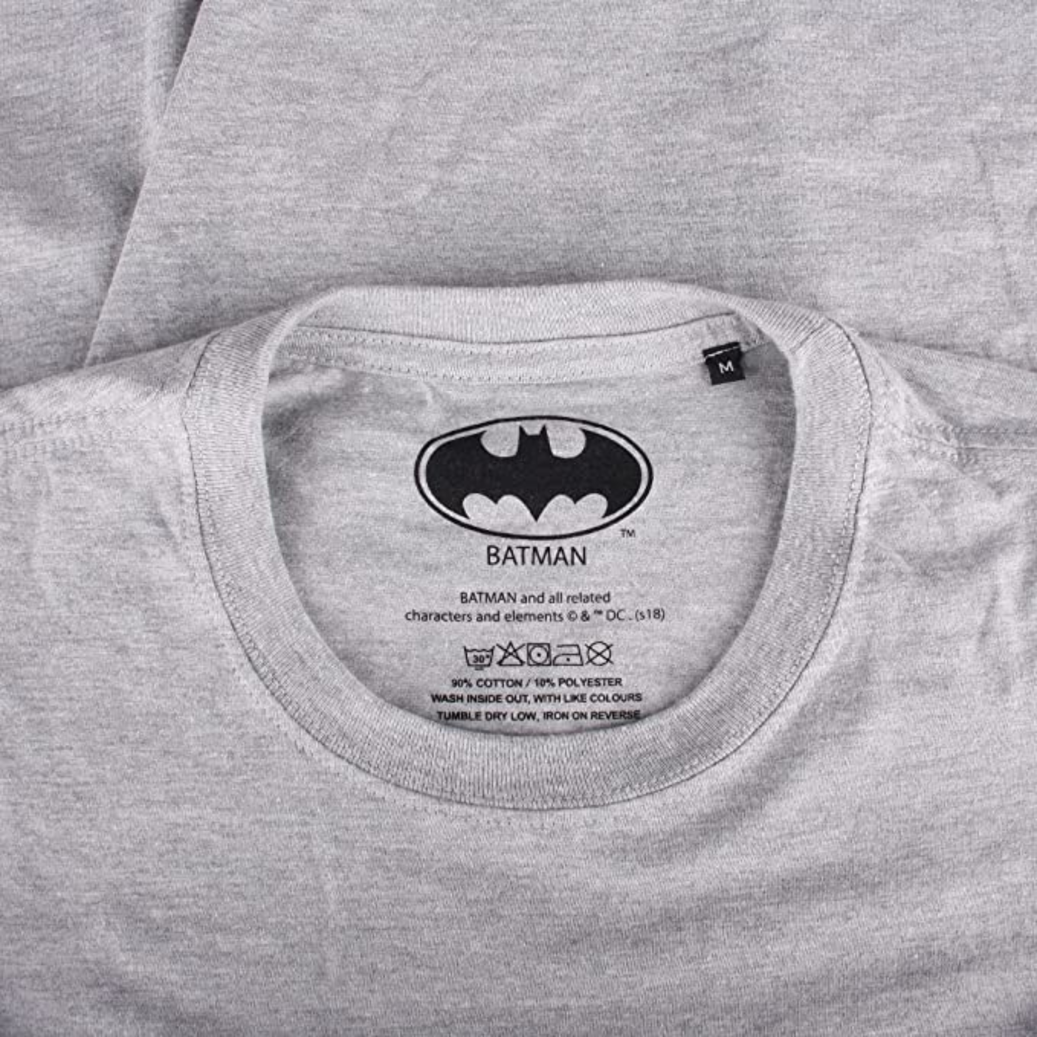 BATMAN T-SHIRT GRIGIA CON LOGO