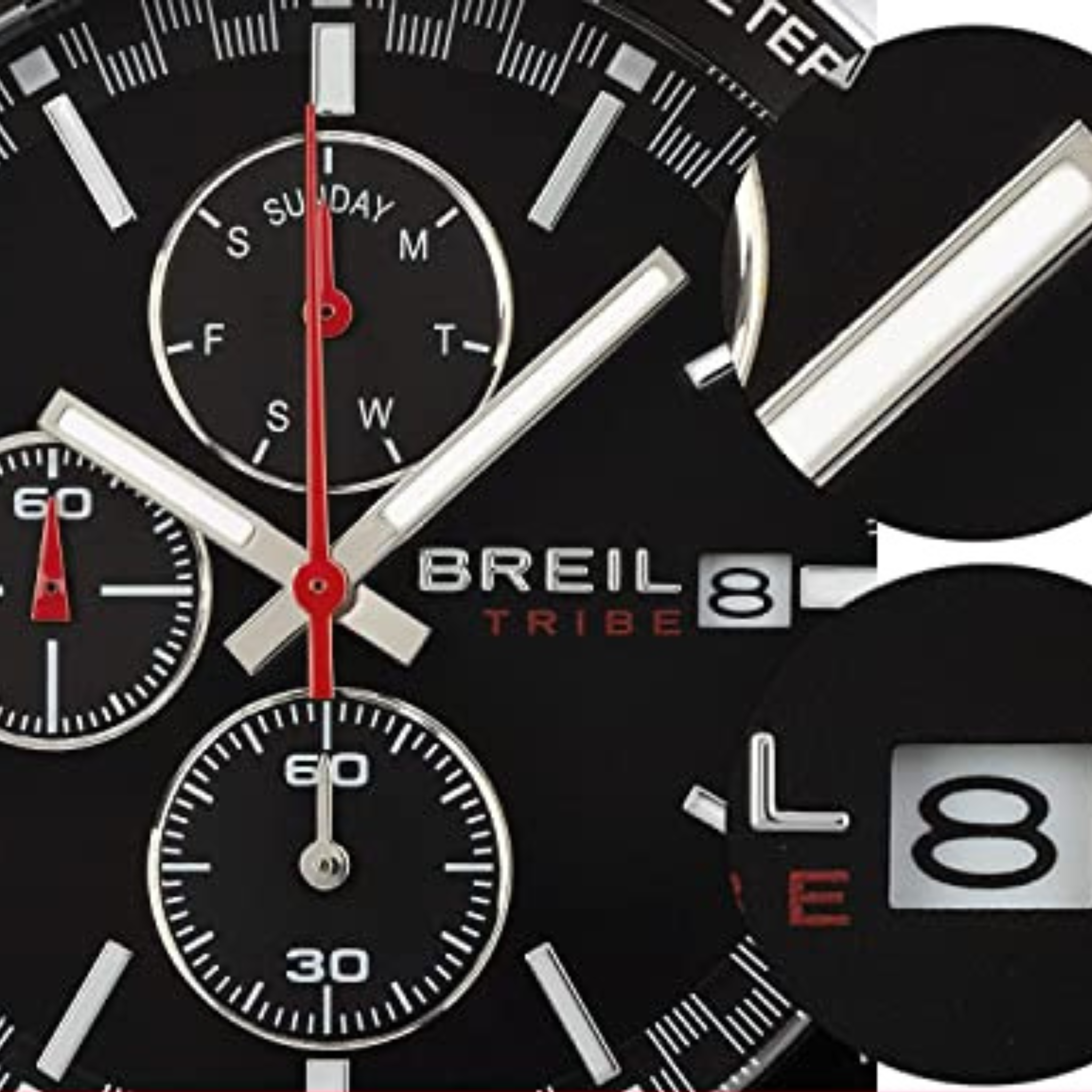 BREIL TRIBE OROLOGIO IN ACCIAIO NERO